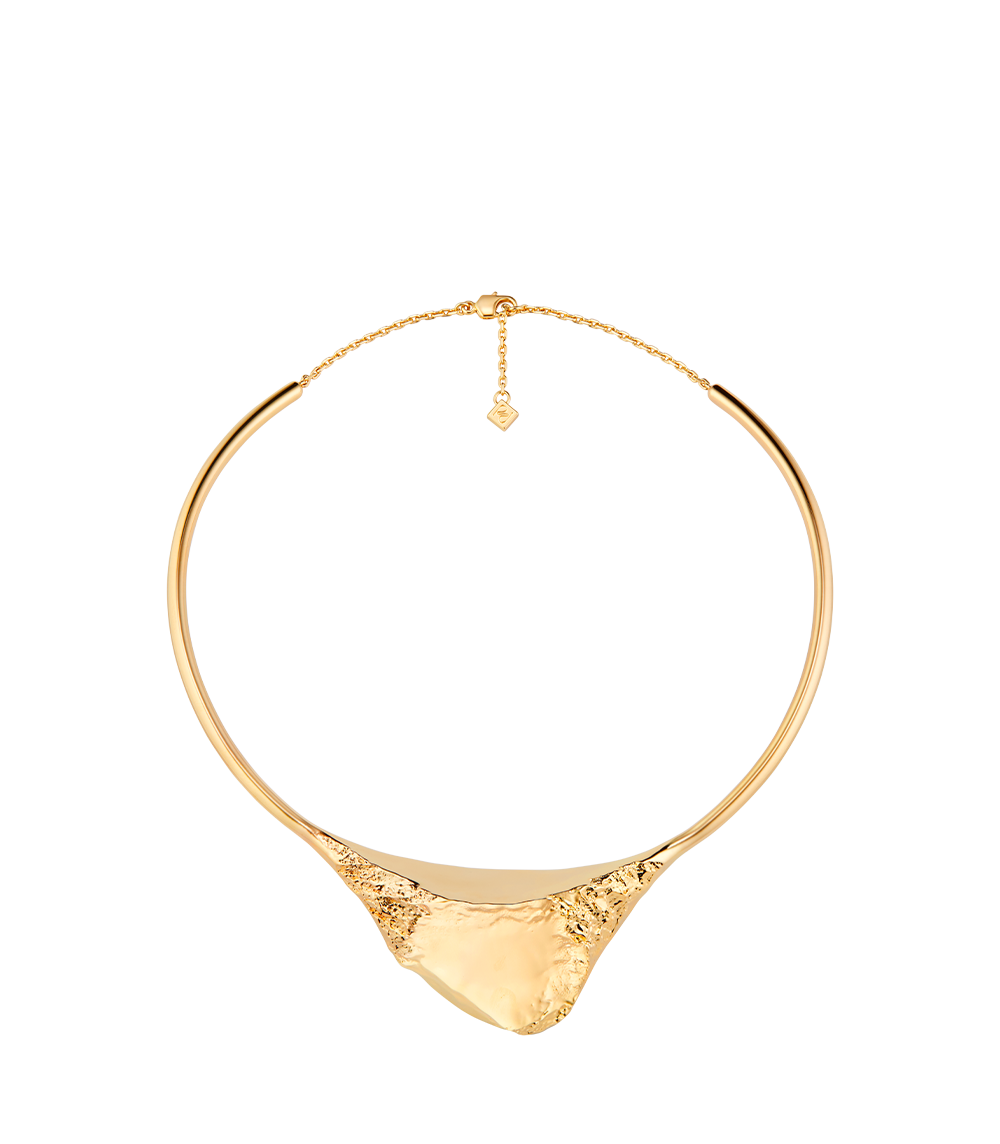 Polène | Necklace - Eroz - 24 carat gold gilded – Polène US Polène | Necklace - Eroz - 24 carat gold gilded – Polène US