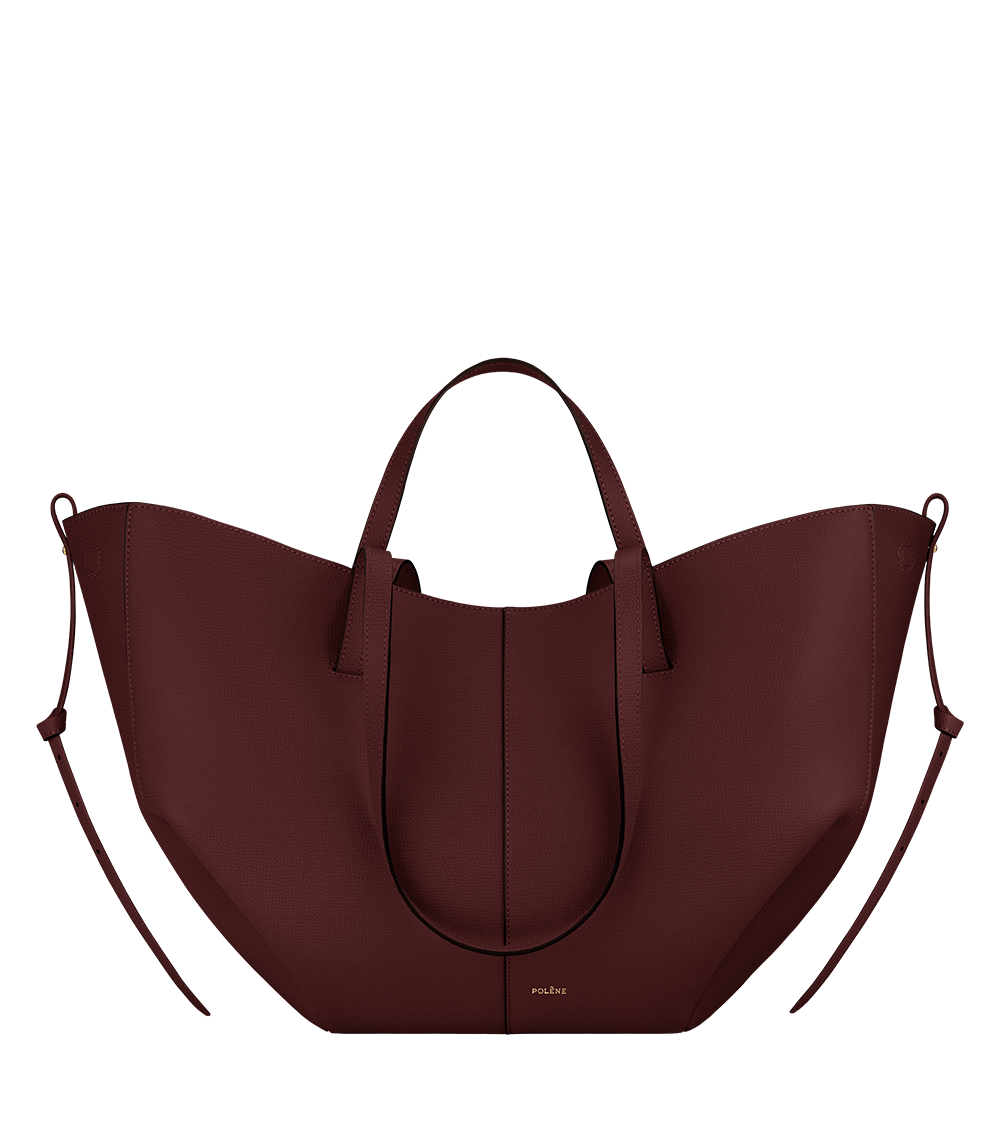 POLENEポレーヌバッグ Cyme エディション ブラック テクスチャード Polène | Bag - Cyme - Textured Black Cherry