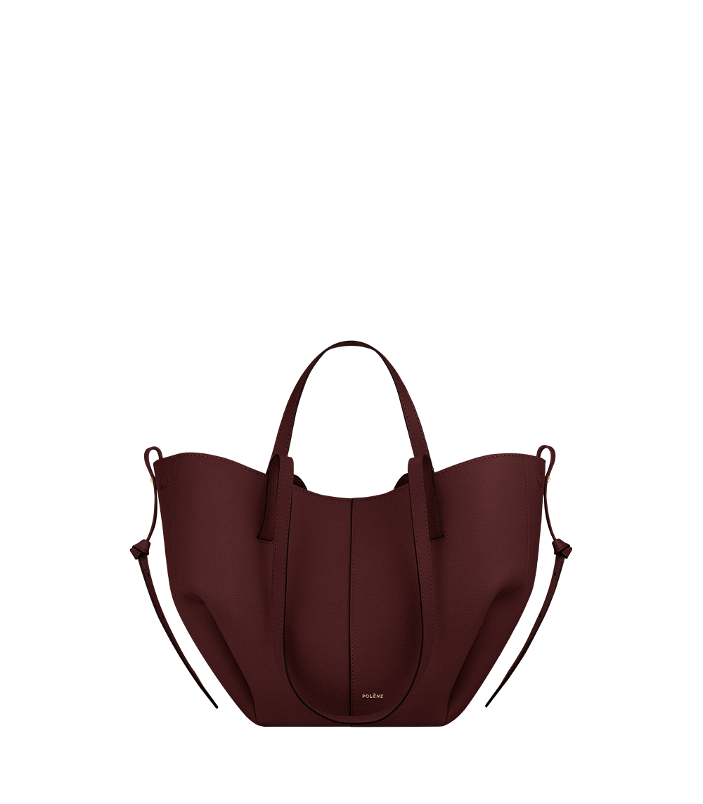 POLENEポレーヌCyme Miniバッグ Polène | Bag - Cyme Mini - Textured Black Cherry