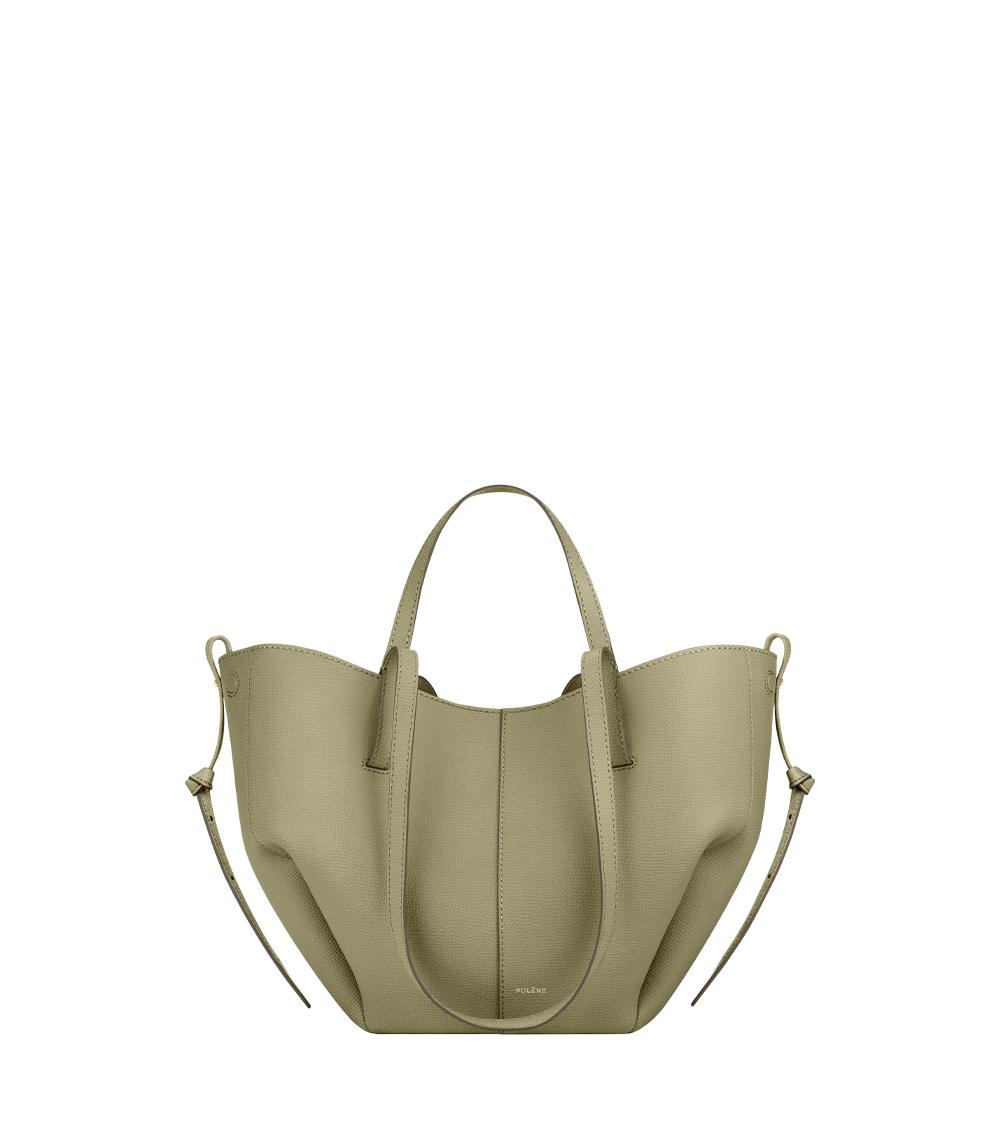 Polène | Bag - Cyme Mini - Textured Linden – Polène US