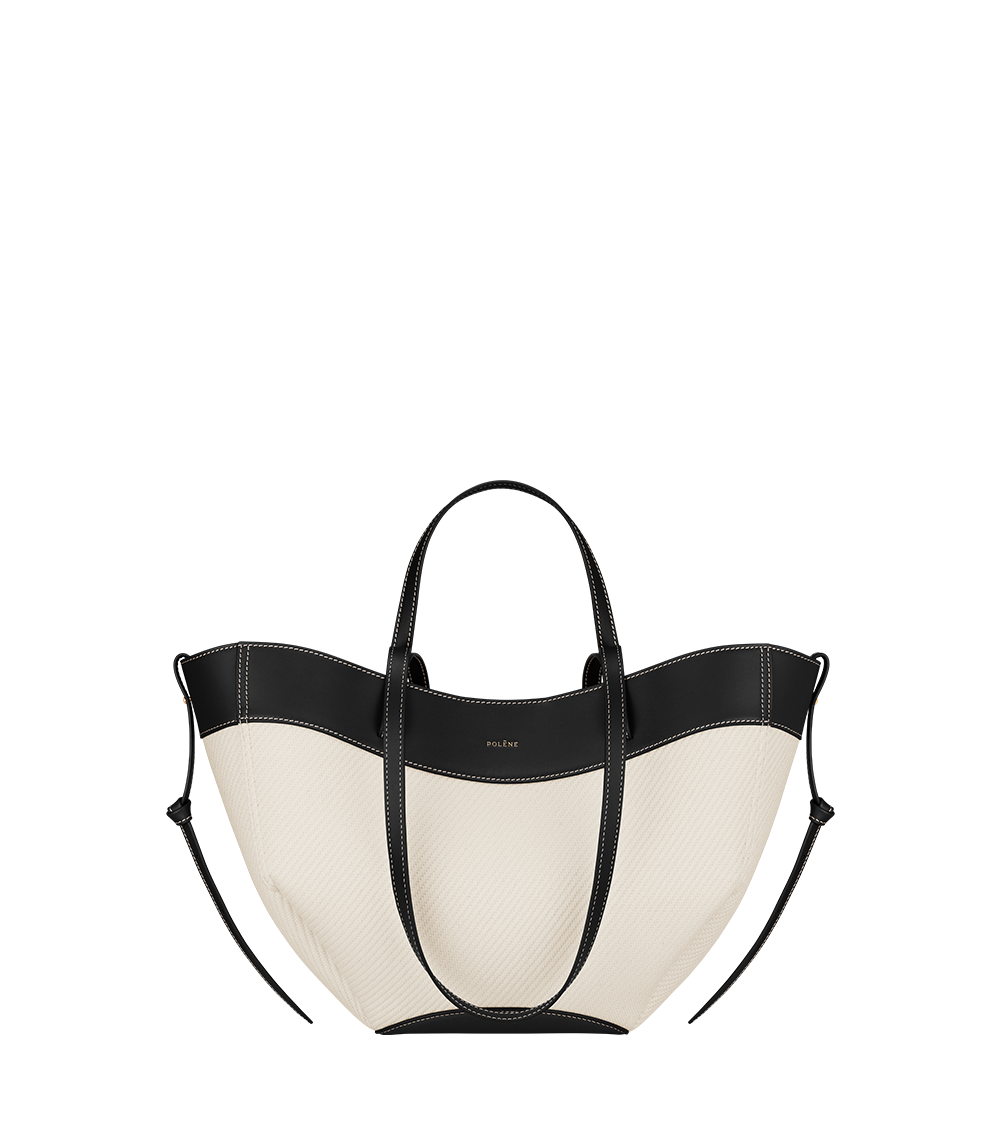 Polène | Bag - Cyme Mini - Black Canvas – Polène US Polène | Bag - Cyme Mini - Black Canvas – Polène US