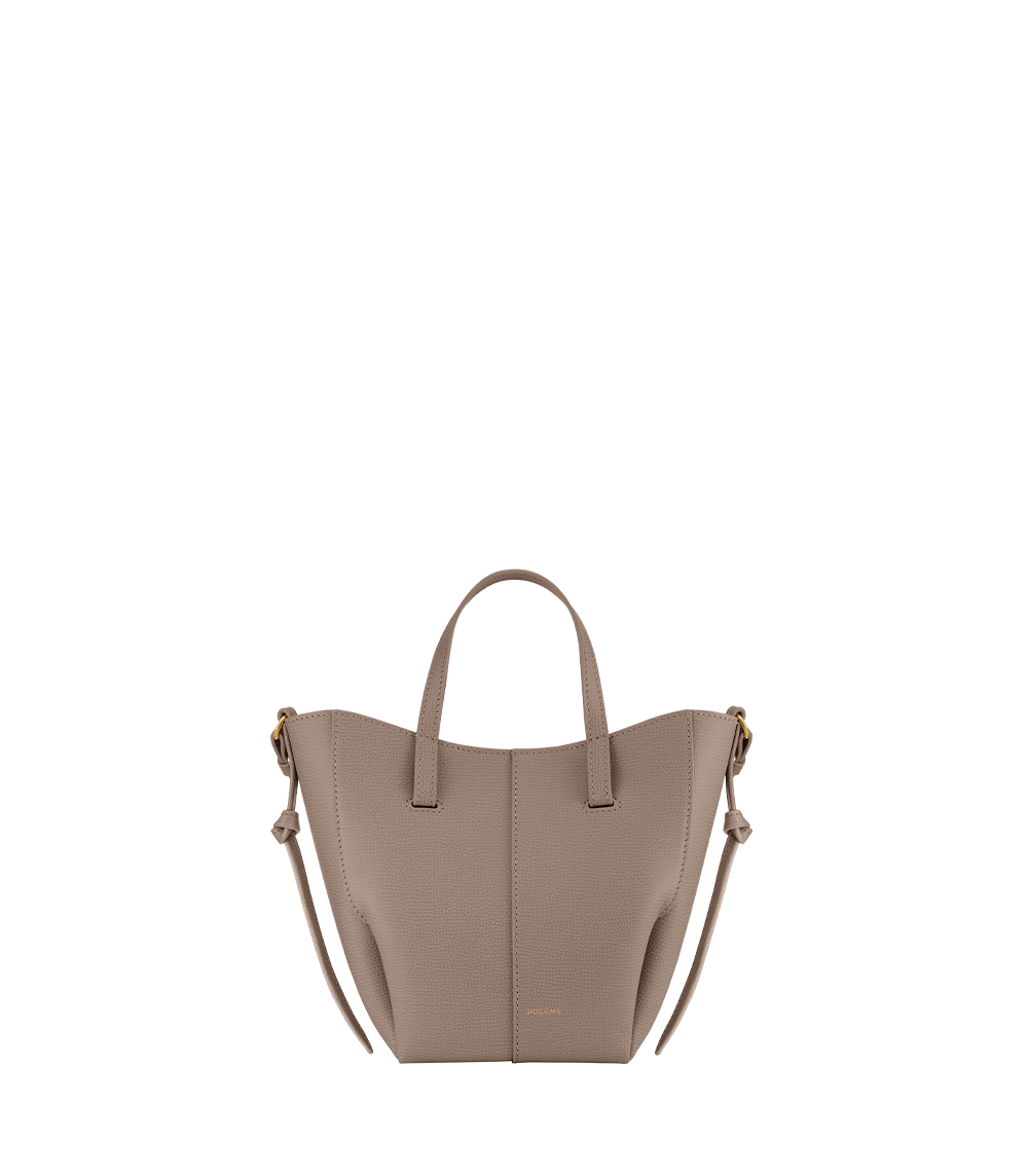 Polène | Bag - Cyme Tote Nano - Textured Taupe – Polène US