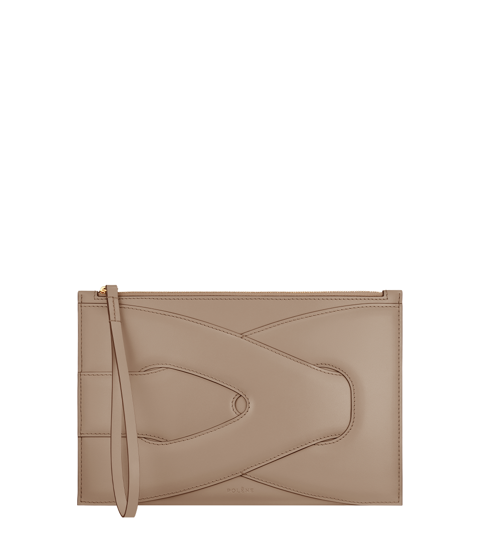 Polène | Pouch - Nodde - Taupe – Polène US