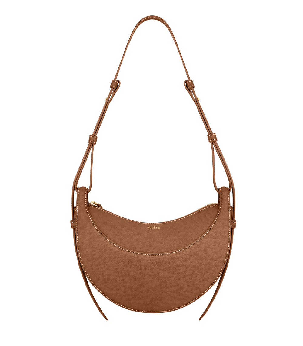 Polène | Bag - Numéro Dix - Monochrome Camel Textured leather