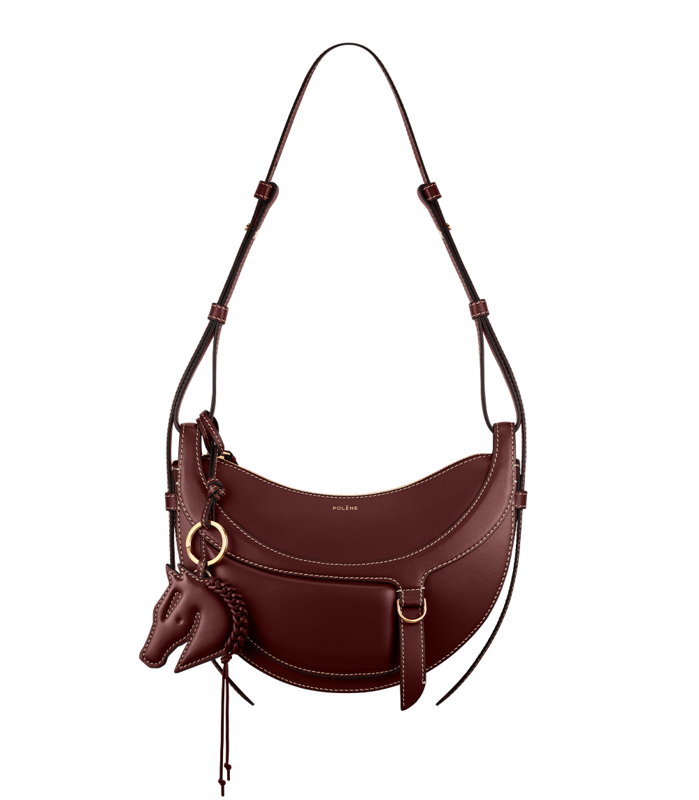 Polène I Bag - Numéro Dix - Galop Black Cherry – Polène US