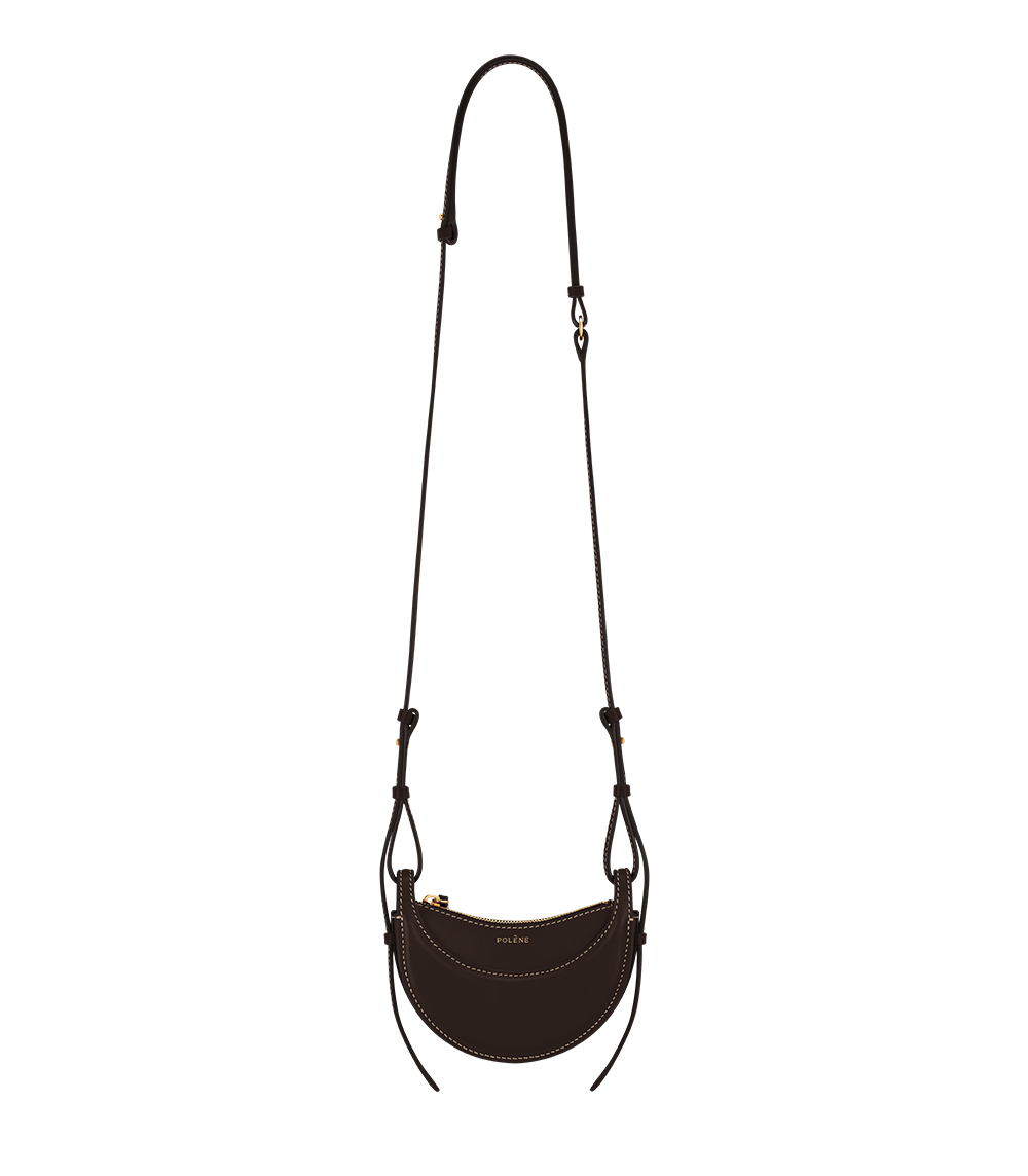 Polène | Bag - Numéro Dix Micro - Smooth Ebony – Polène US
