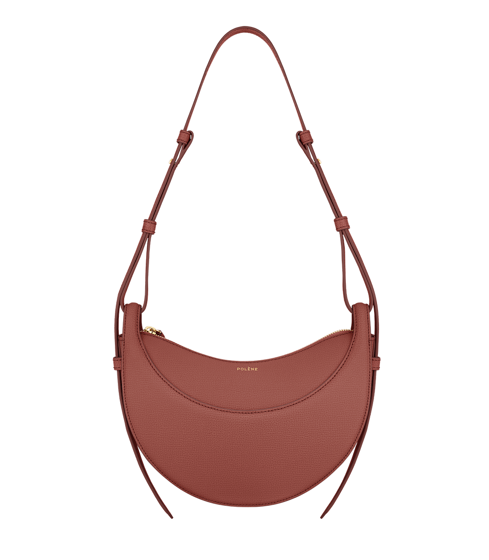 Polène | Bag - Numéro Dix - Textured Terracotta – Polène US
