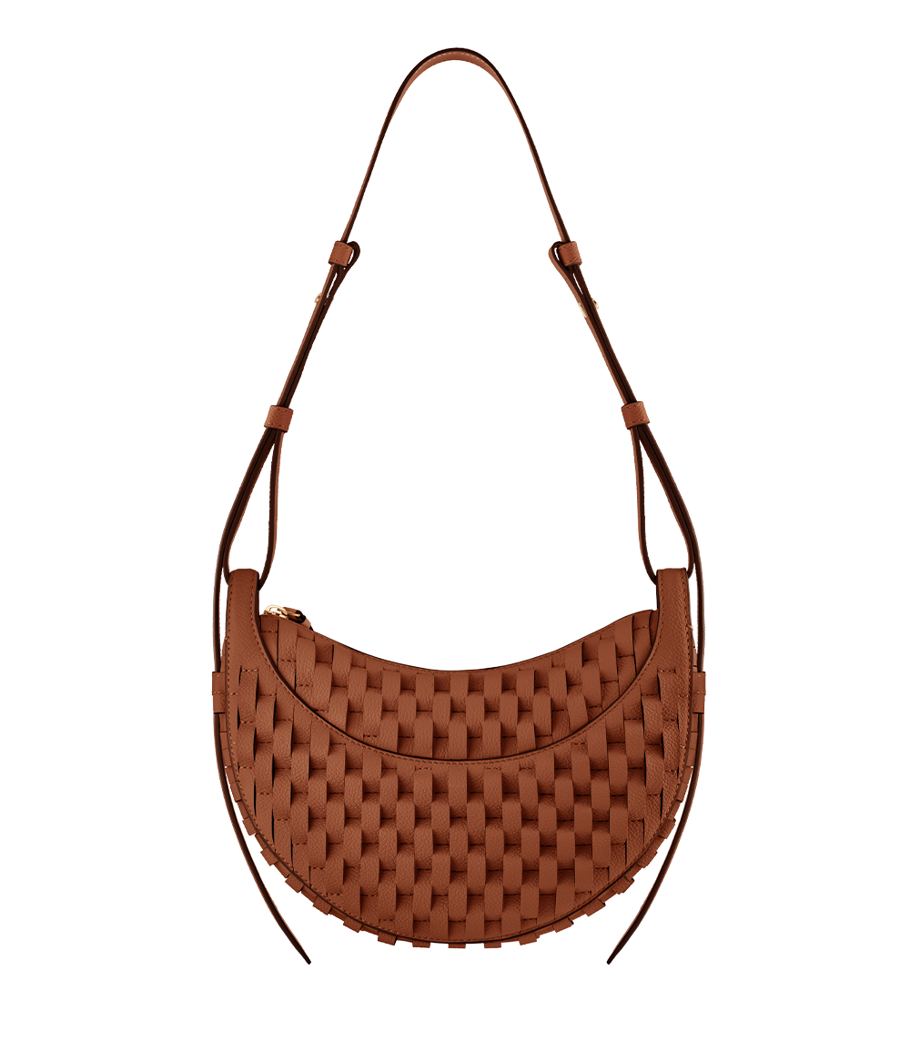 Polène | Bag - Numéro Dix - Onda Cognac Polène | Bag - Numéro Dix - Onda Cognac