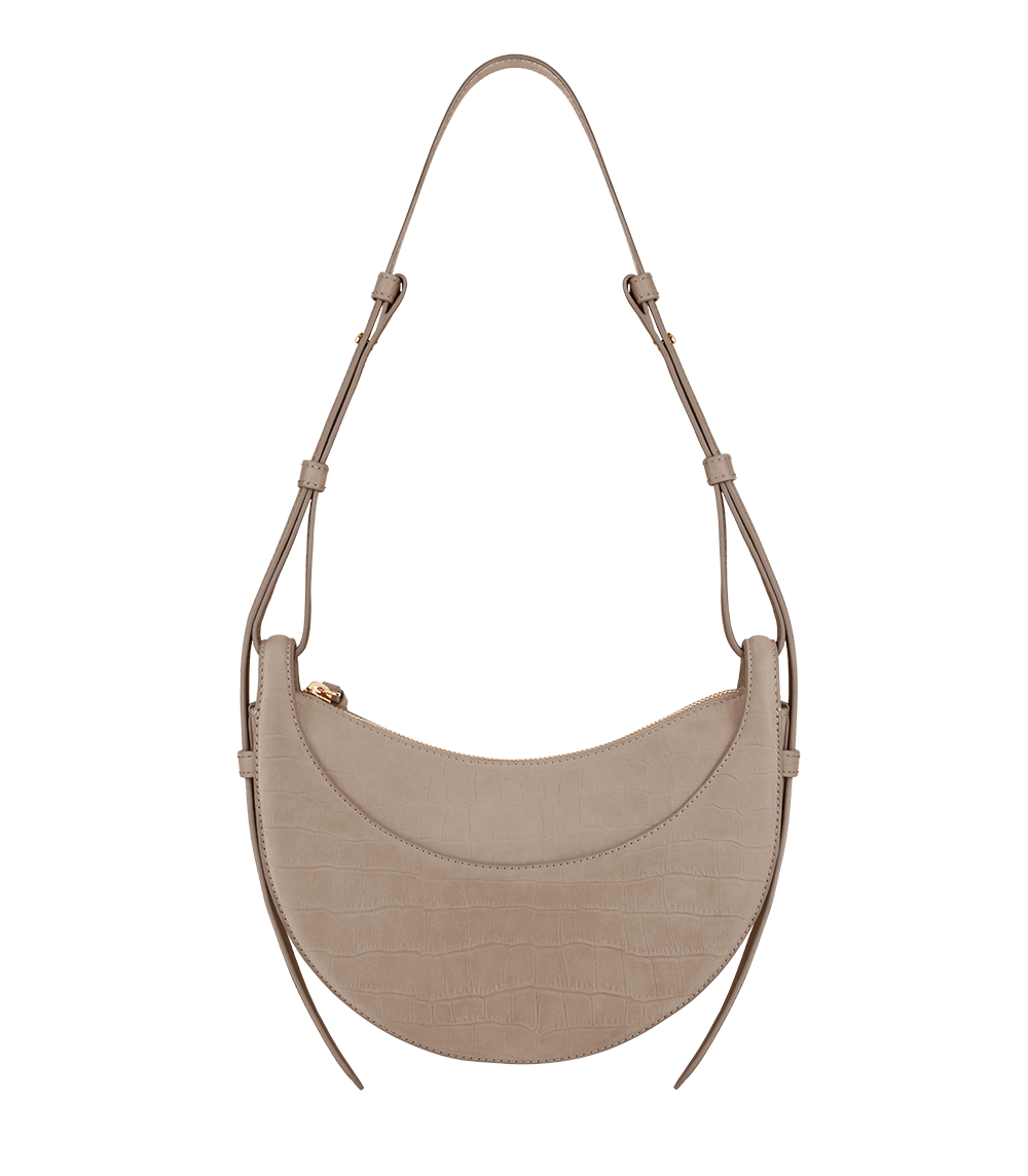 Polène | Bag - Numéro Dix - Crocodile Nubuck Taupe – Polène US Polène | Bag - Numéro Dix - Crocodile Nubuck Taupe – Polène US