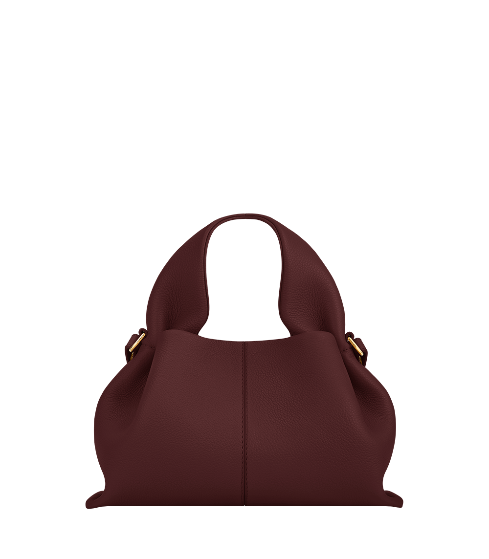 Polène | Bag - Numéro Neuf Mini - Textured Black Cherry – Polène US Polène | Bag - Numéro Neuf Mini - Textured Black Cherry – Polène US