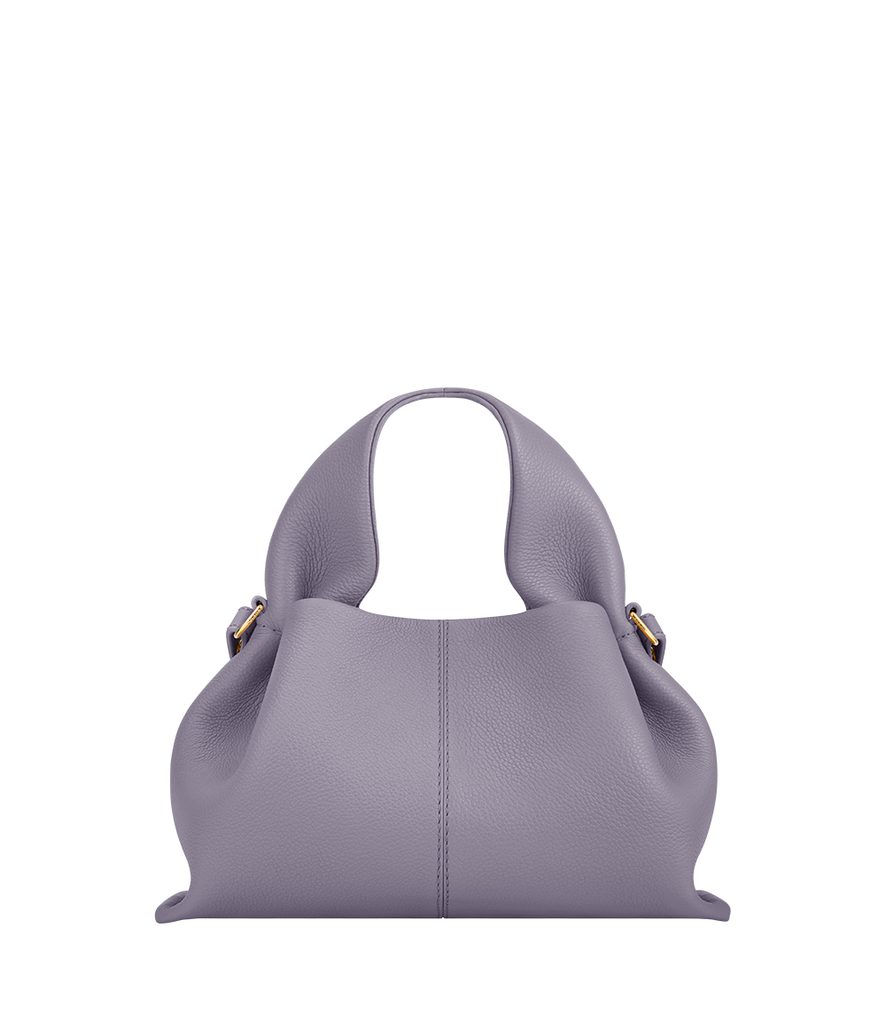 POLENE NUMERO NEUF Mini ポレーヌ ヌメロヌフミニ Polène | Bag - Numéro Neuf Mini - Textured Mauve