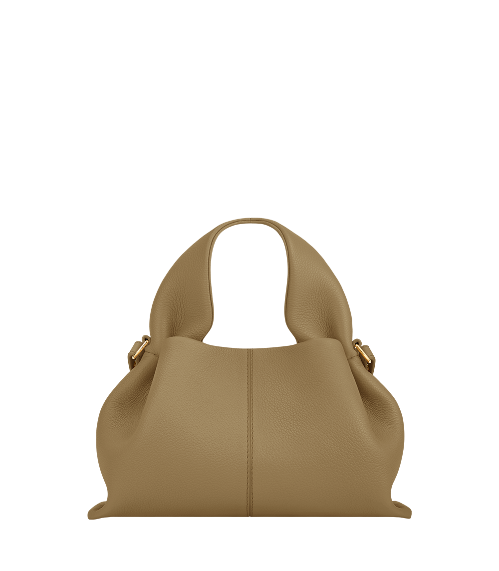 Polène | Bag - Numéro Neuf Mini - Textured Smoky Olive – Polène US