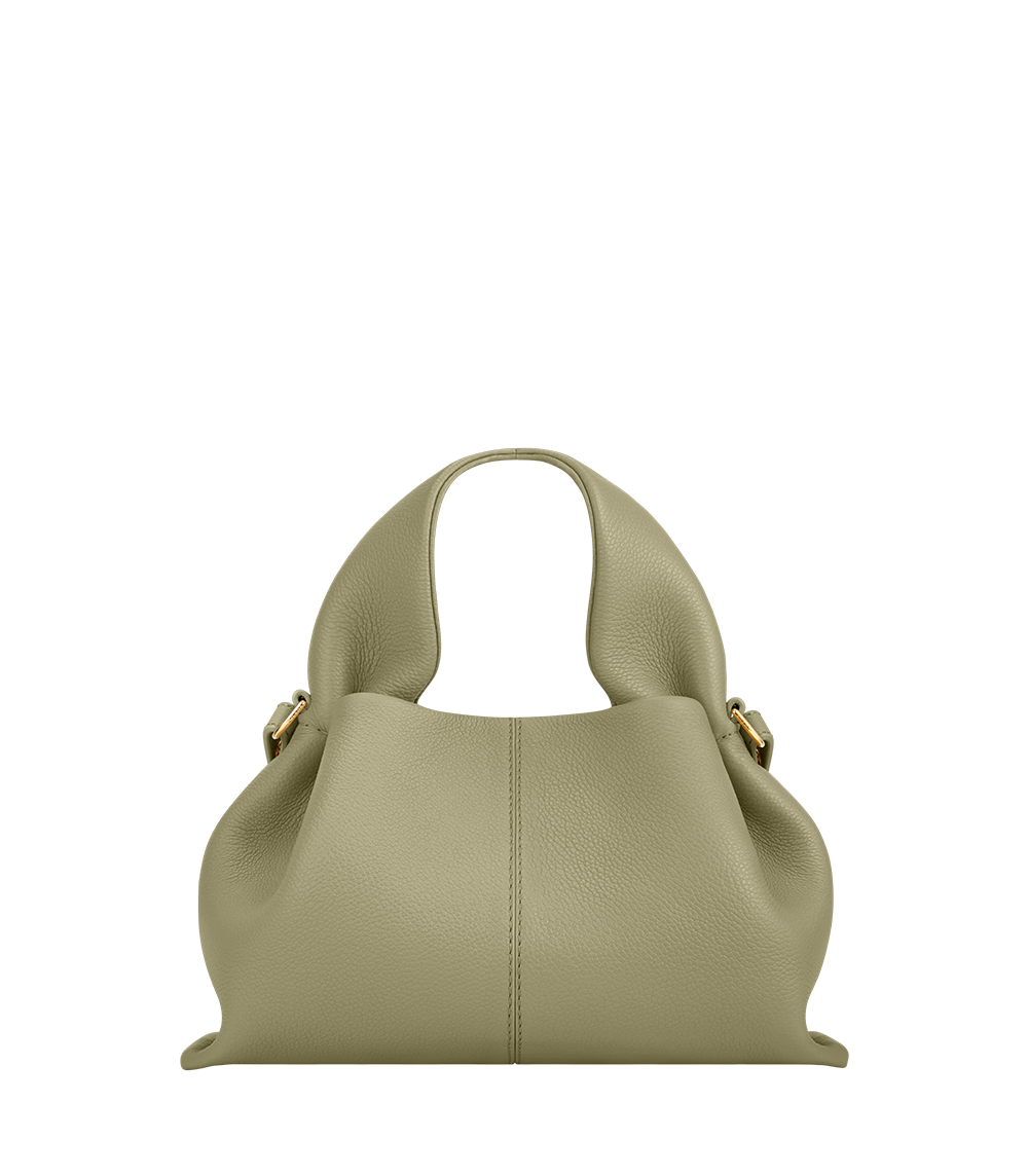 Polène | Bag - Numéro Neuf Mini - Textured Linden – Polène US