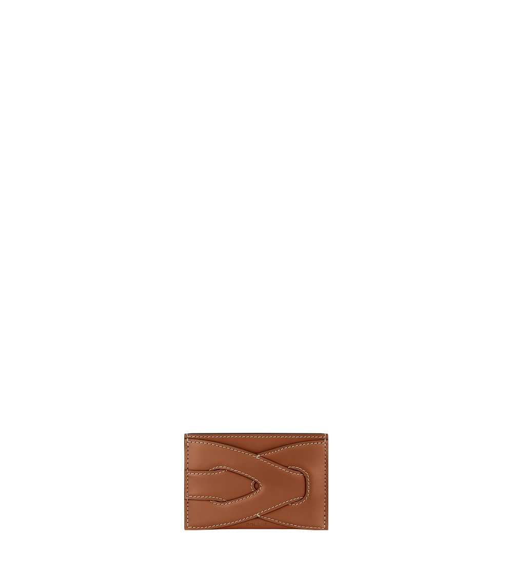 Polène | Card Holder - Nodde - Cognac – Polène US