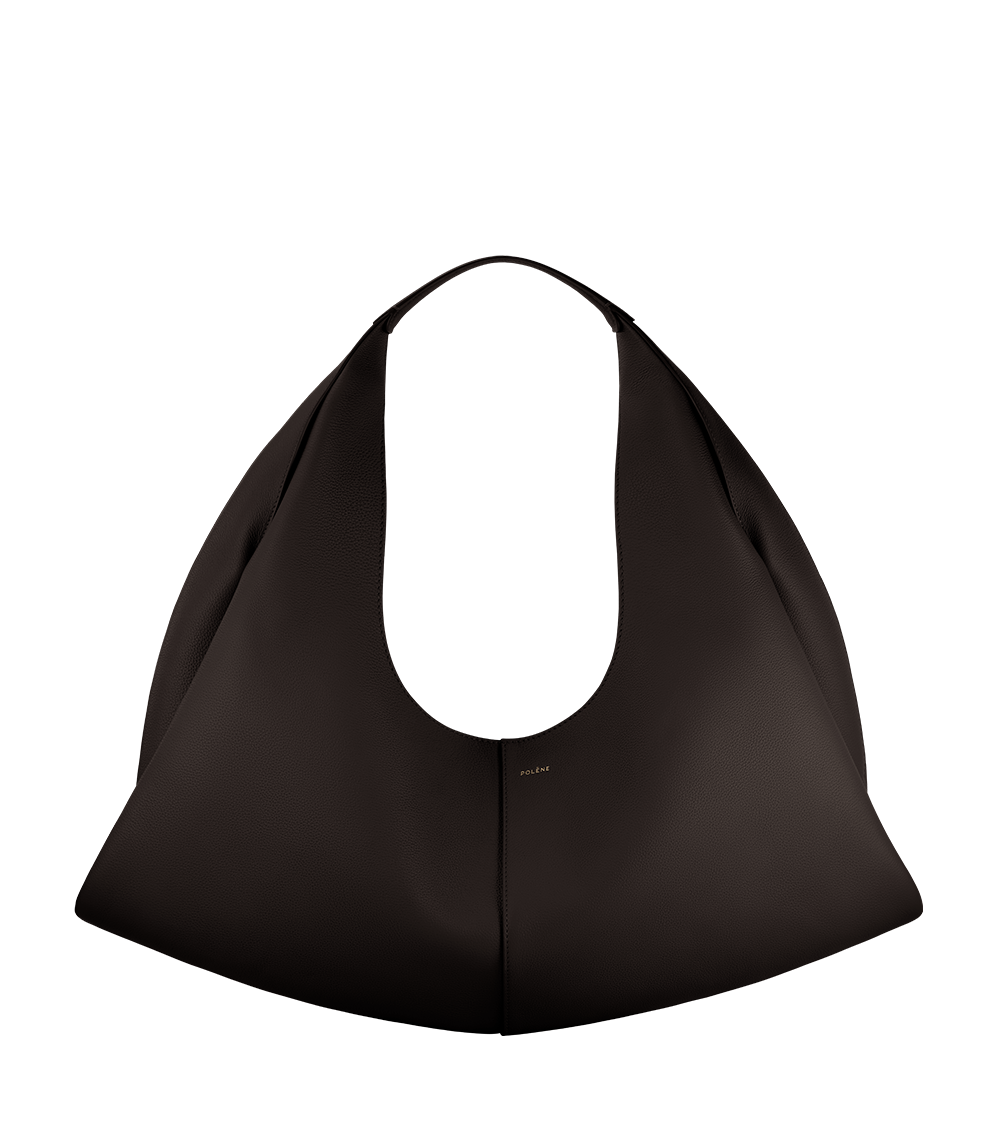Polène | Bag - Shuldo - Textured Ebony – Polène US