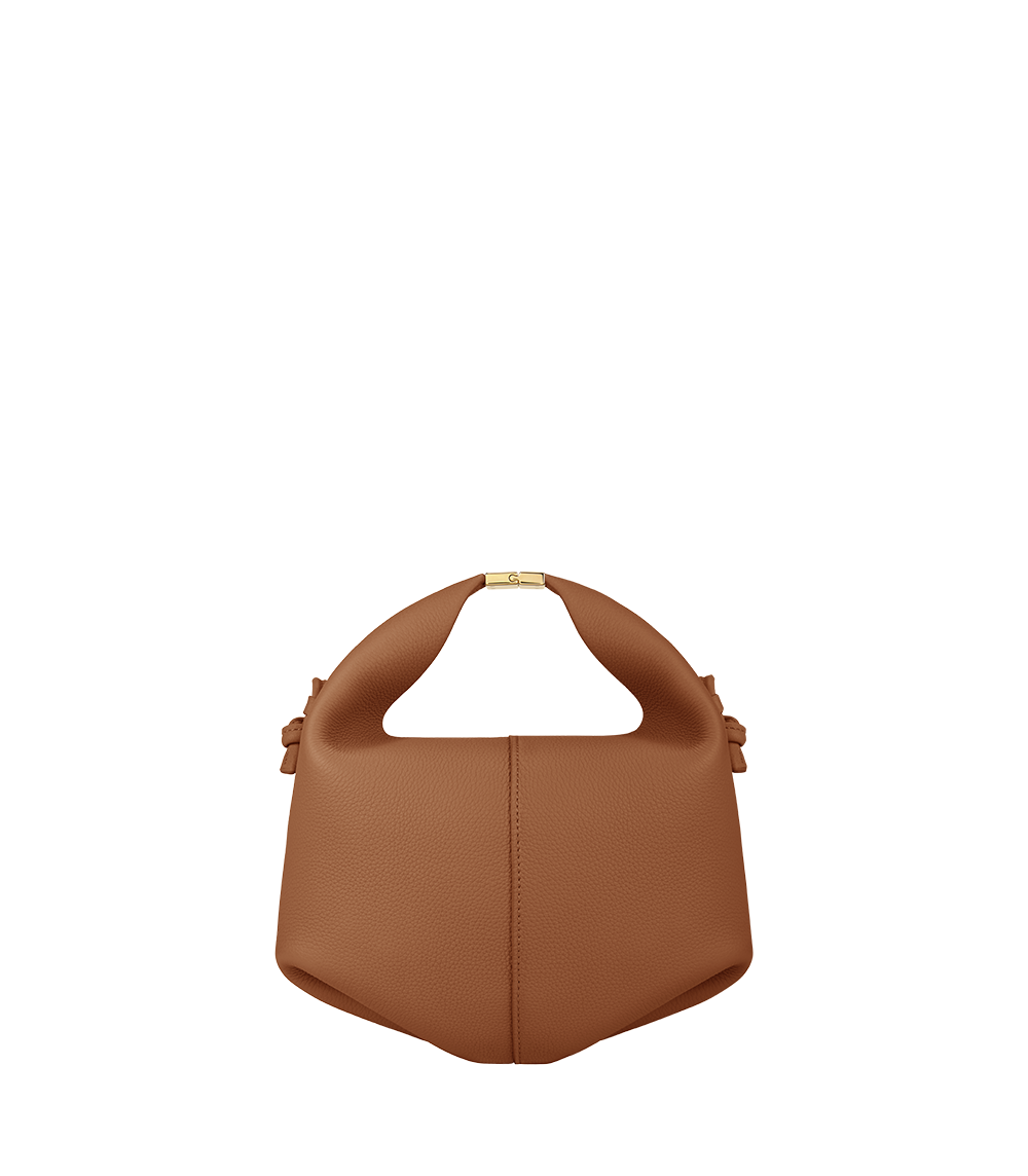 Polène | Bag - Béri - Camel Textured Leather