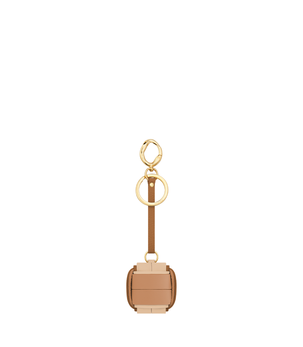 Upcycled LV Monogram Keychain Bag Light