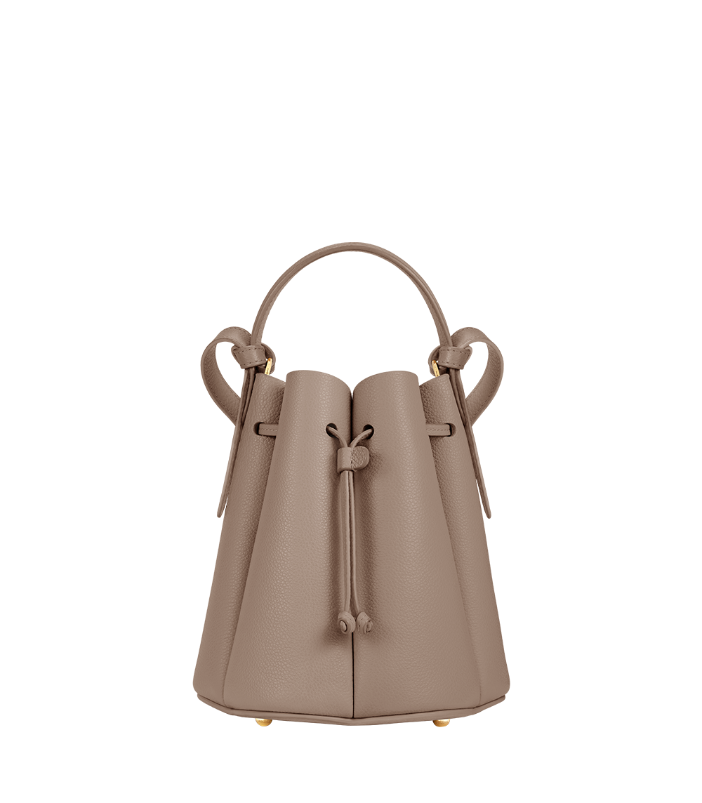 Polene Bag Numero Huit Mini Textured Taupe