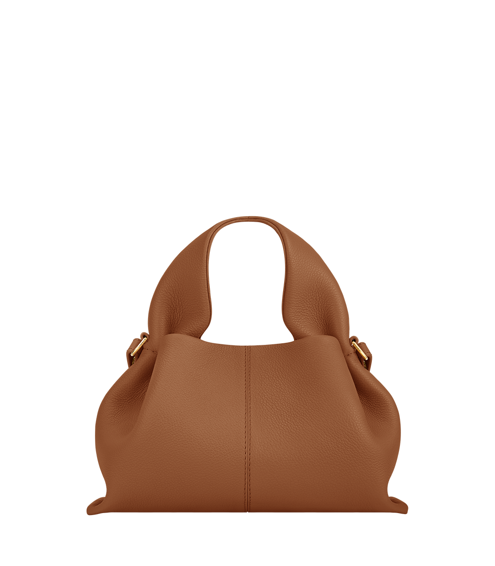 POLENE ポレーヌ Numero Neuf Mini Polène | Bag - Numéro Neuf Mini - Textured Camel