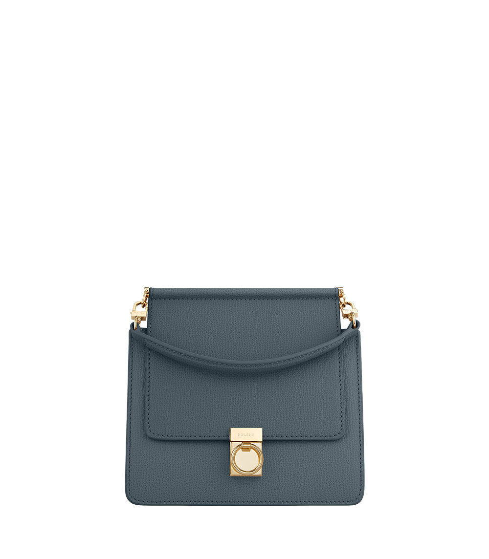 Polène | Bag - Numéro Sept - Mini - Textured Midnight blue
