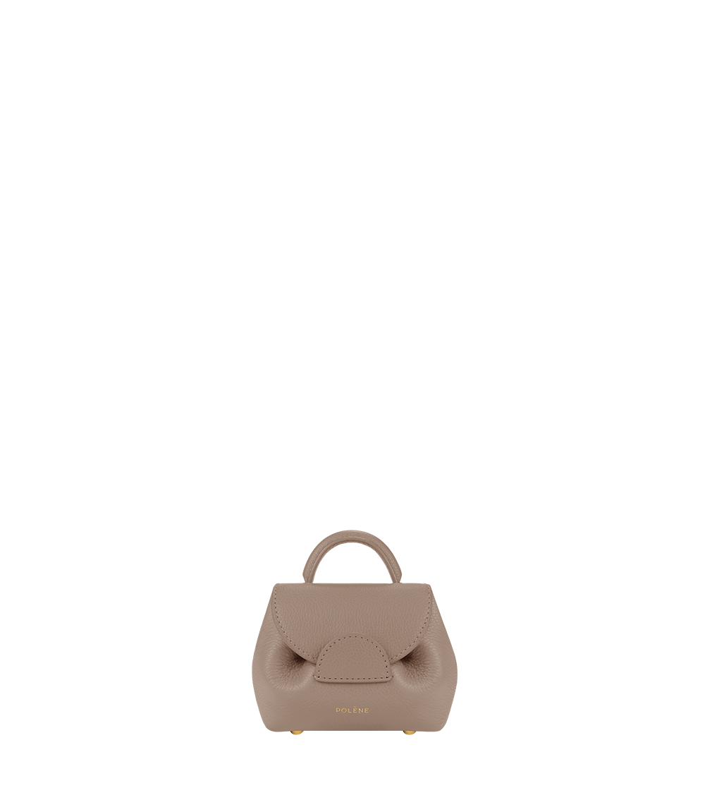 Polene Numero Un Micro Textured Camel in Full-Grain Textured Calfskin  Leather with Gold-tone - US