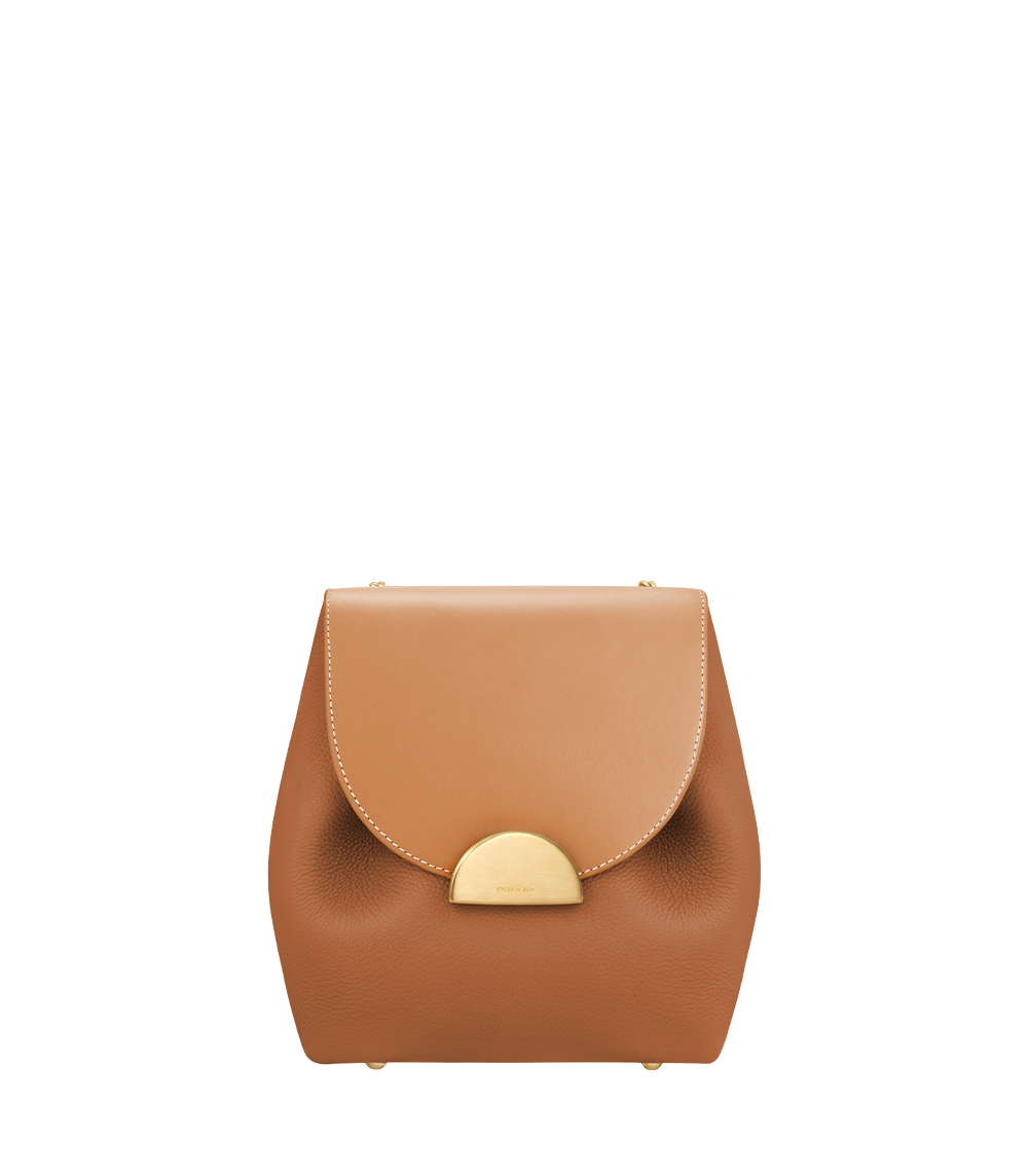 Numéro un mini leather bag Polene Beige in Leather - 36893811