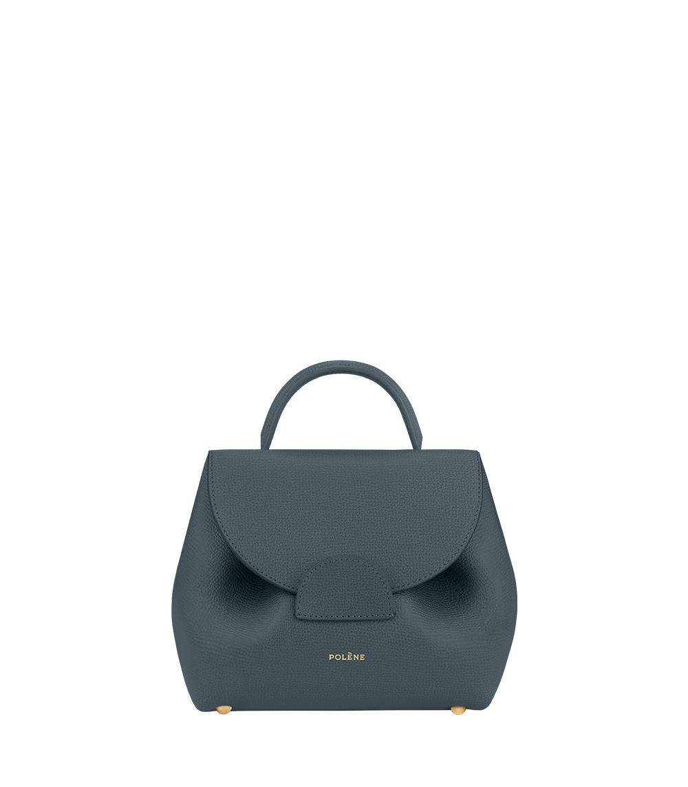Polène | Bag - Numéro Un Nano - Textured Midnight Blue Polène | Bag - Numéro Un Nano - Textured Midnight Blue