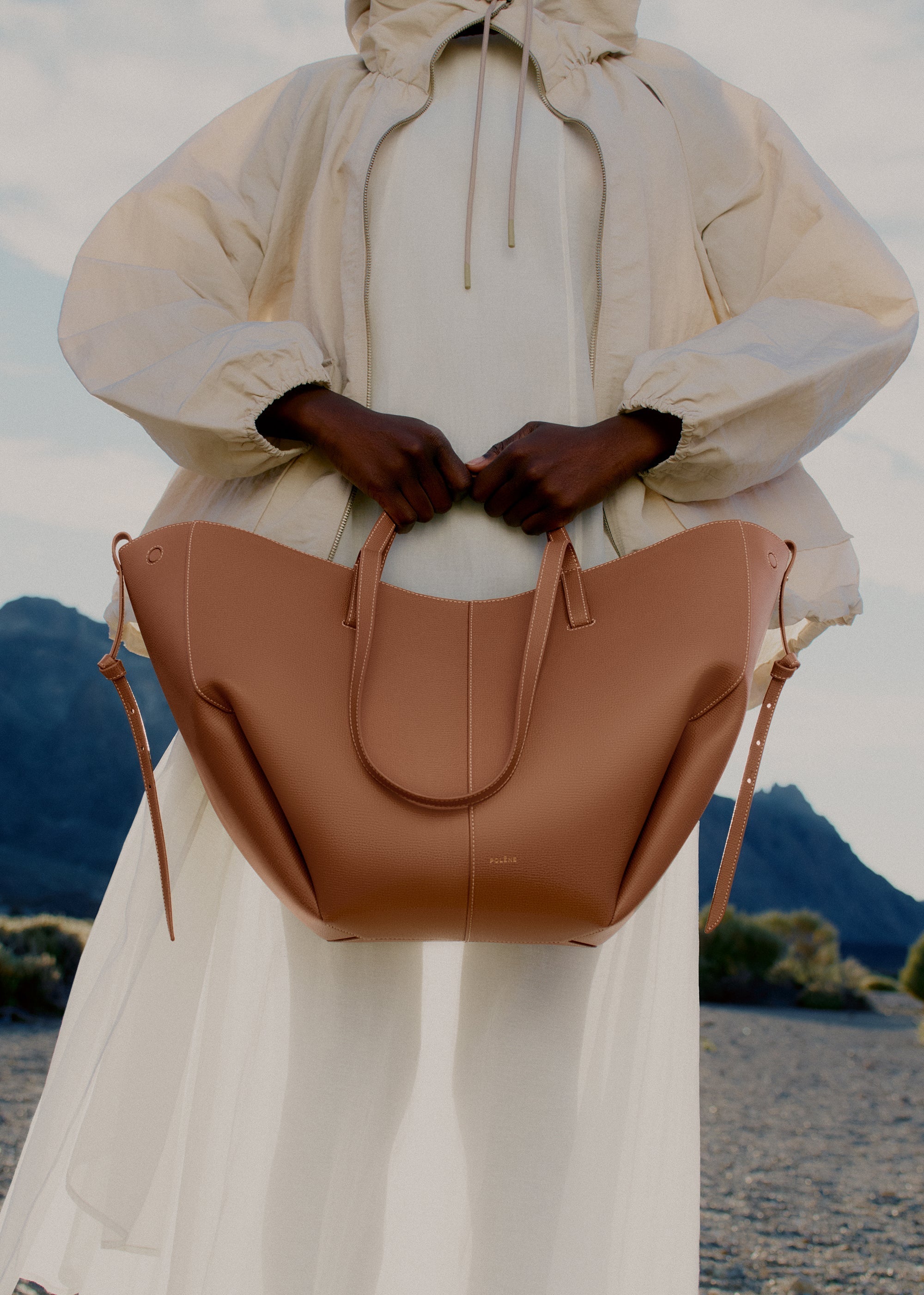Polène | Bag - Numéro Dix - Textured Camel