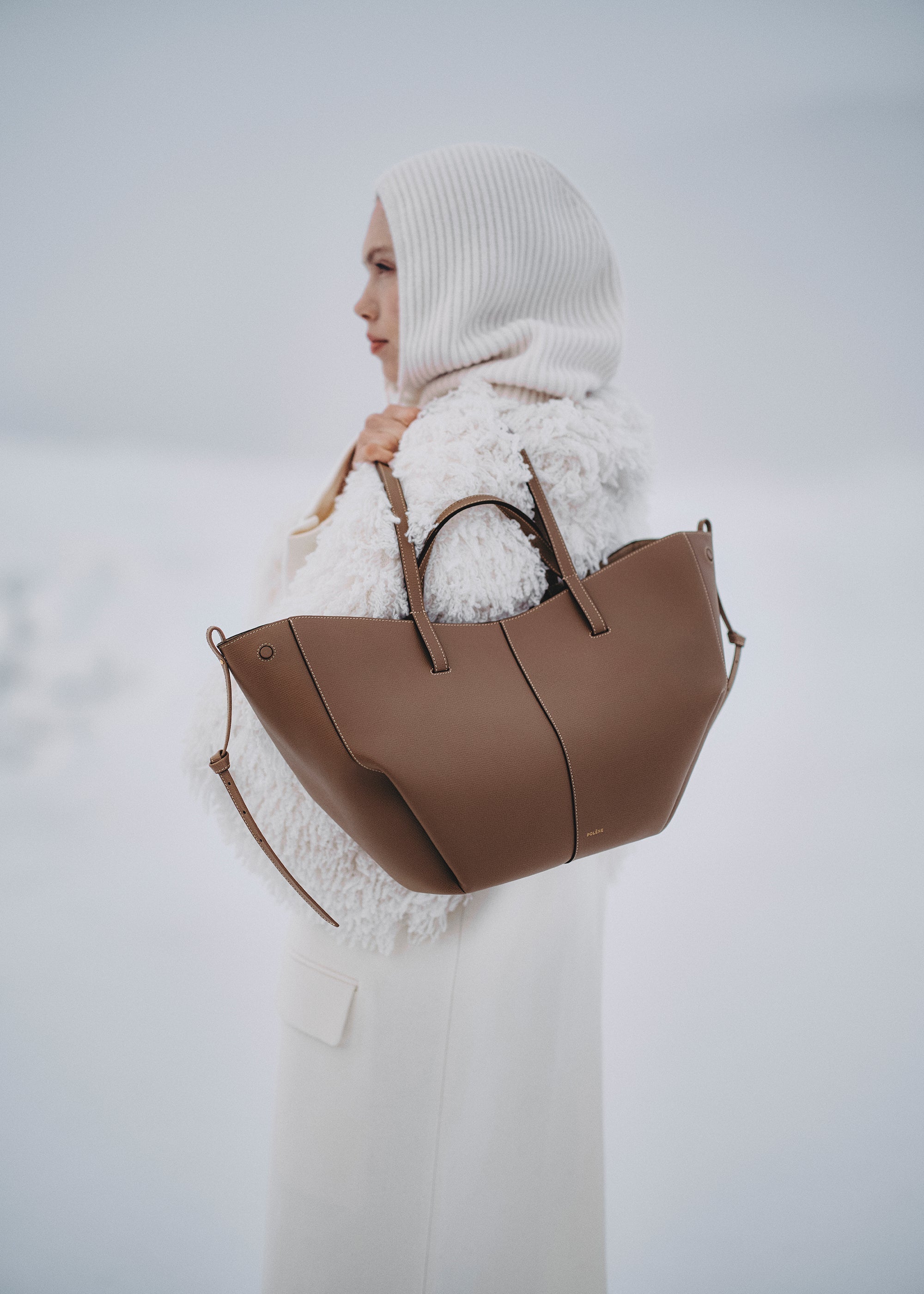 Polène | Bag - Cyme - Textured Camel