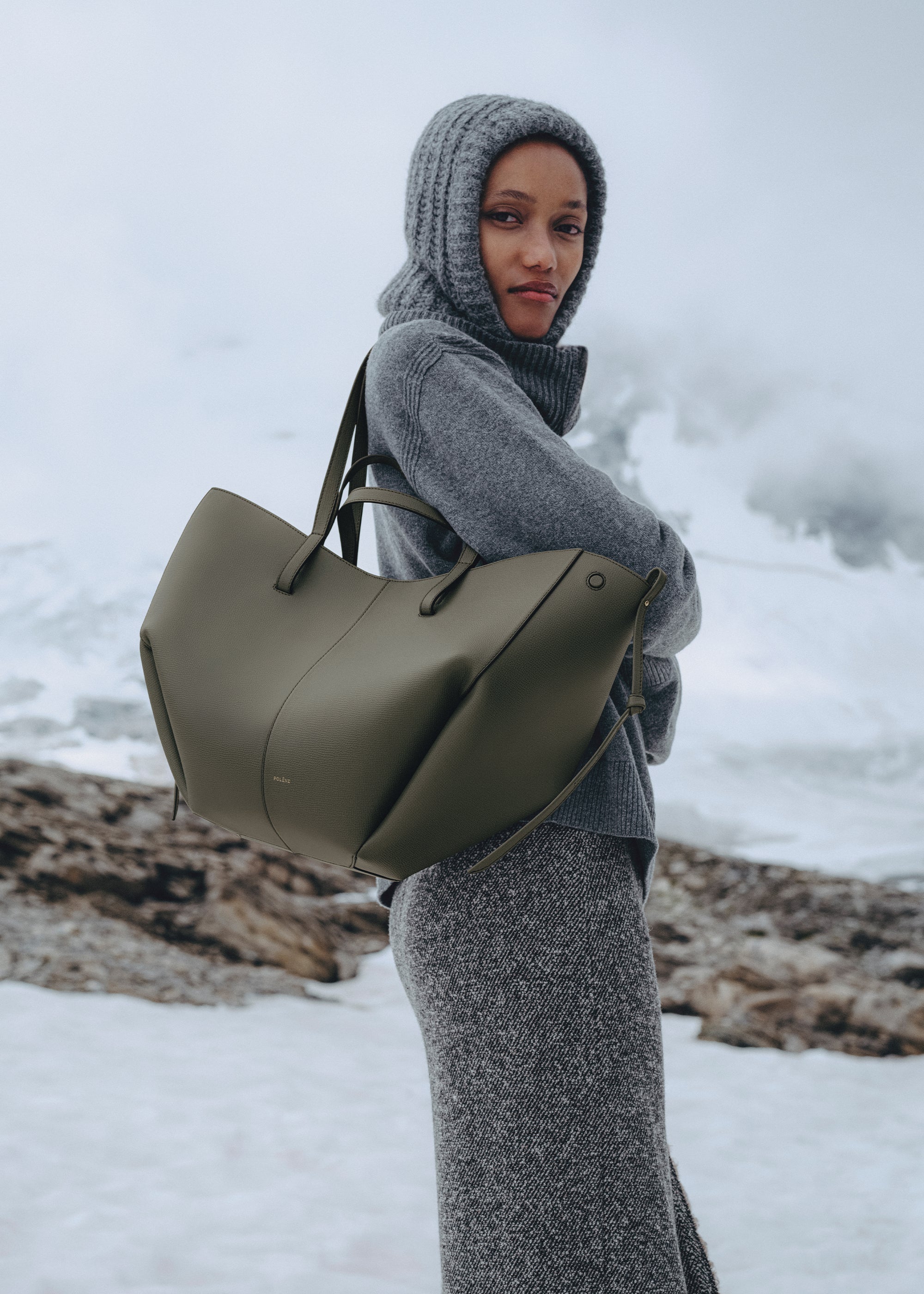 POLÈNE Cyme Mini キャメル Polène | Bag - Cyme Mini - Textured Camel