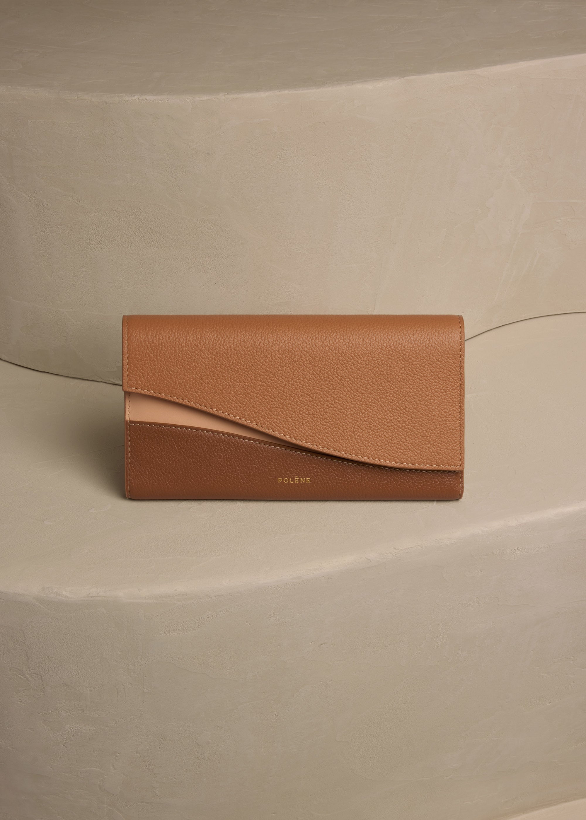 【ポレーヌ長財布 Sierraウォレット Duo Dune】 Polène | Wallet - Sierra - Duo Dune