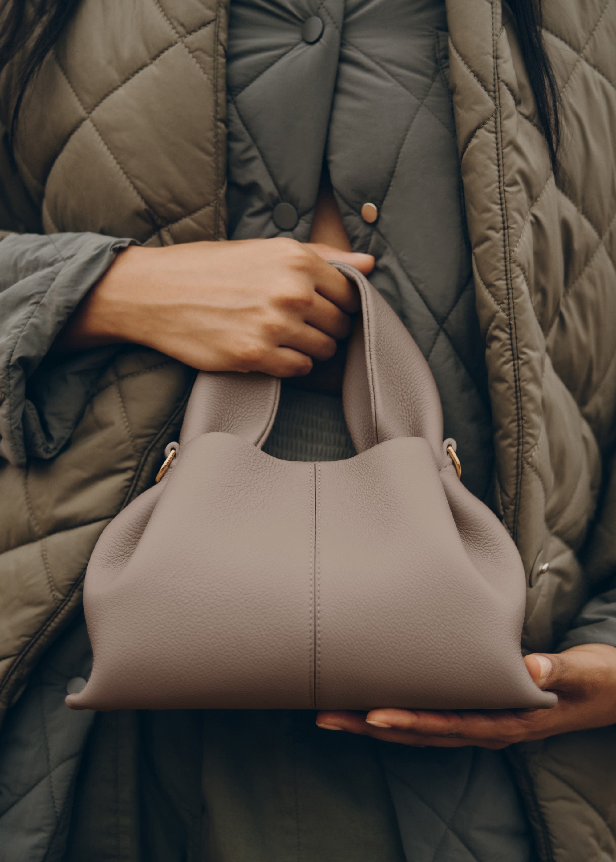 Polène | Bag - Numéro Un - Textured Grey