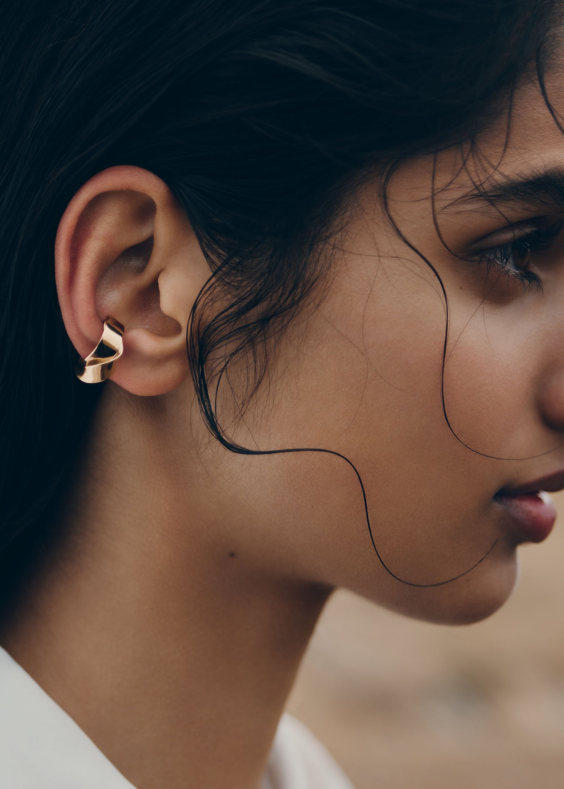 Éole Earcuff - 24 carat gold gilded