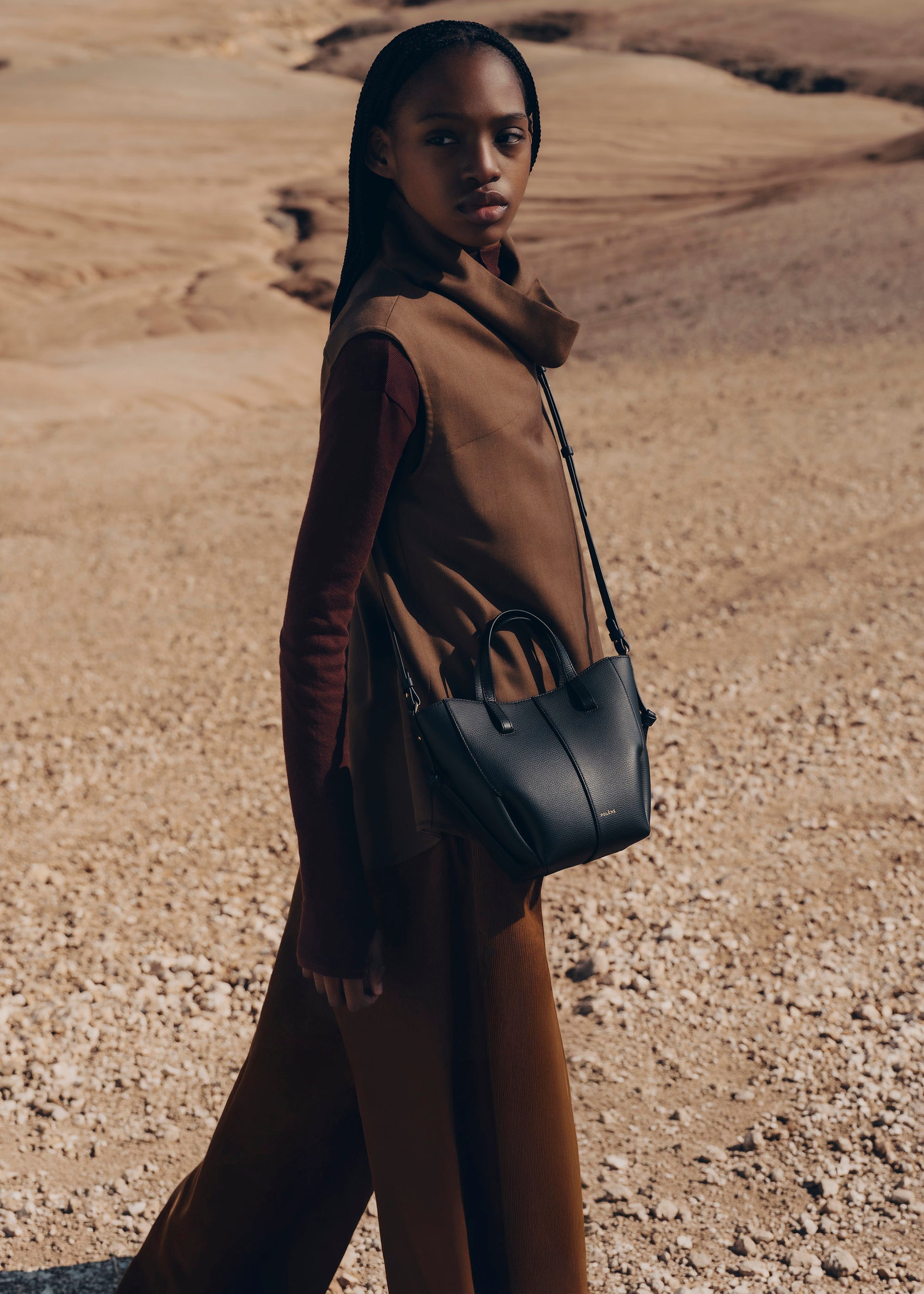 Cyme Tote Nano - Textured Black