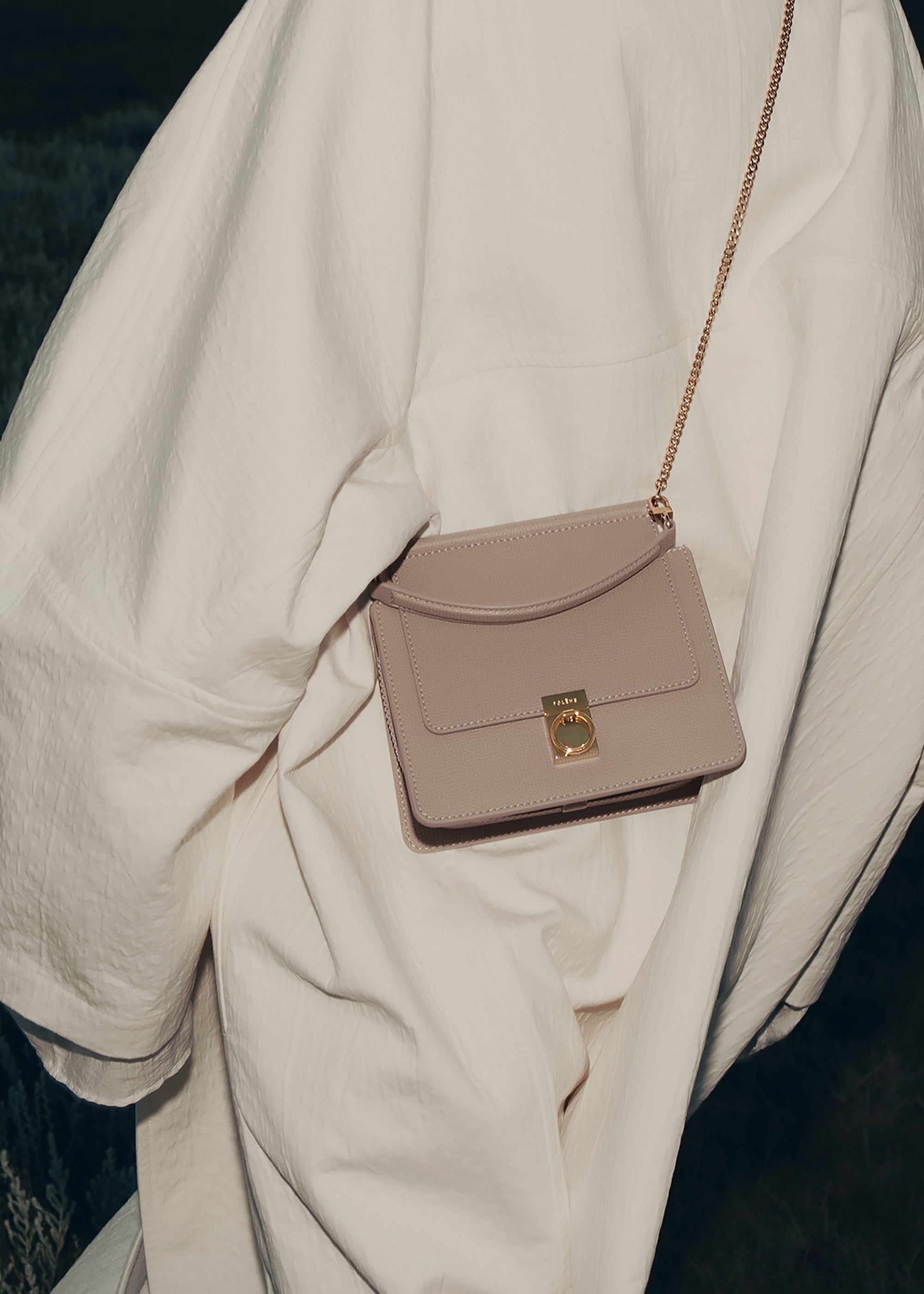 Polène | Bag - Numéro Sept Mini - Textured Taupe