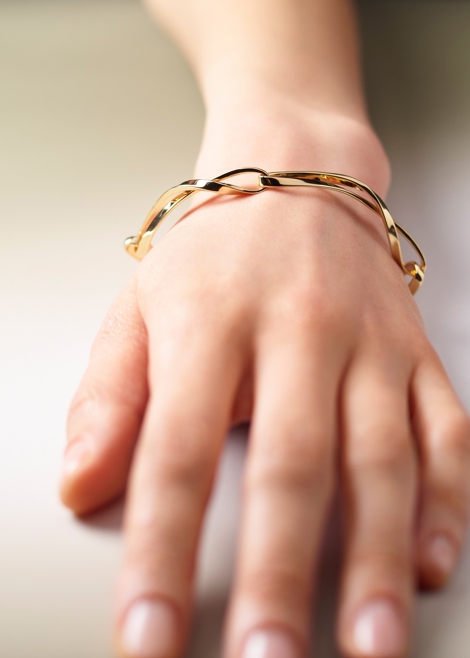 POLÈNE ゴールド　チェーン　ブレスレット Polène | Chain Bracelet - Éole - Gold in 24-carat gold gilding