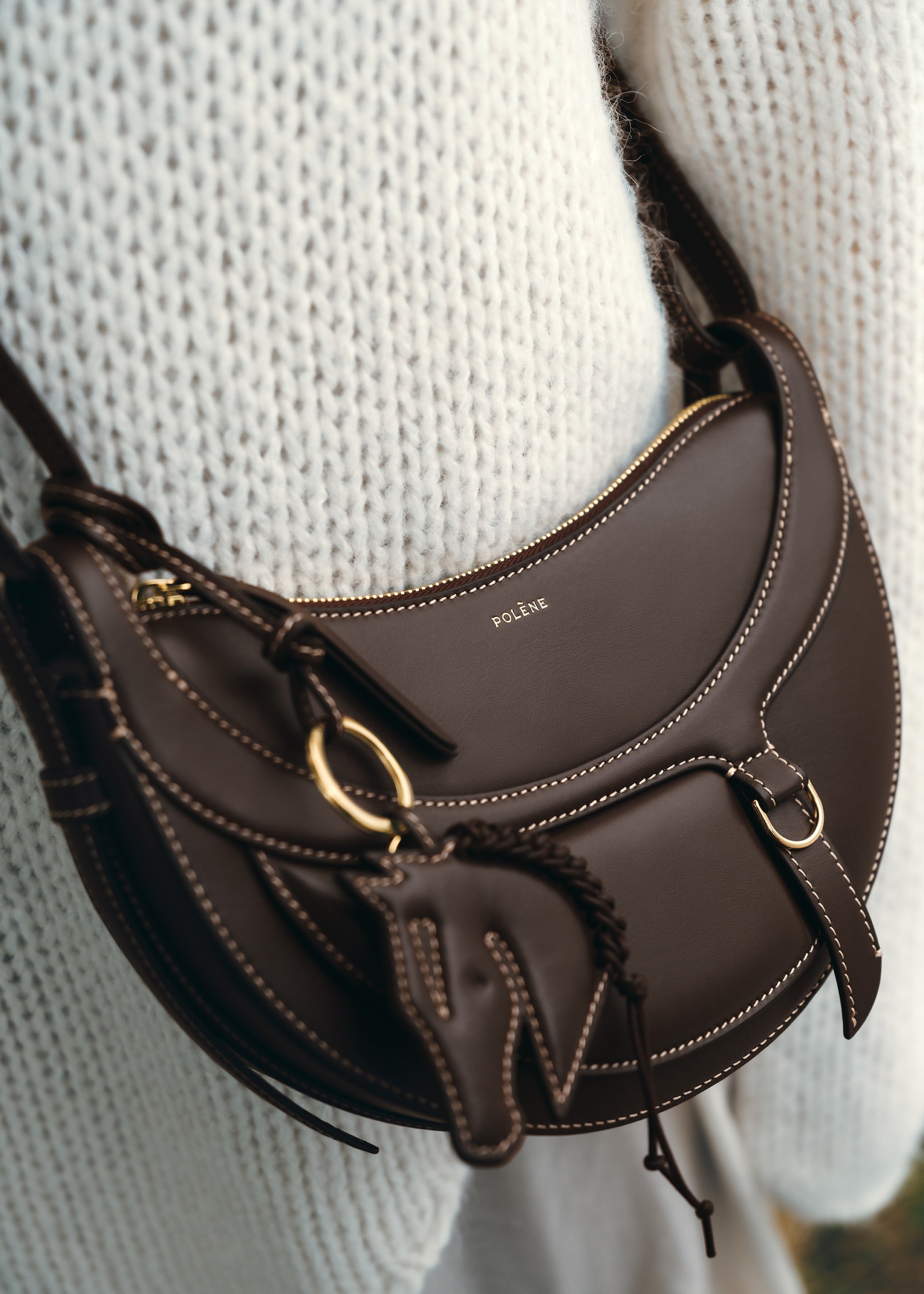 Polène I Bag - Numéro Dix - Galop Ebony – Polène US