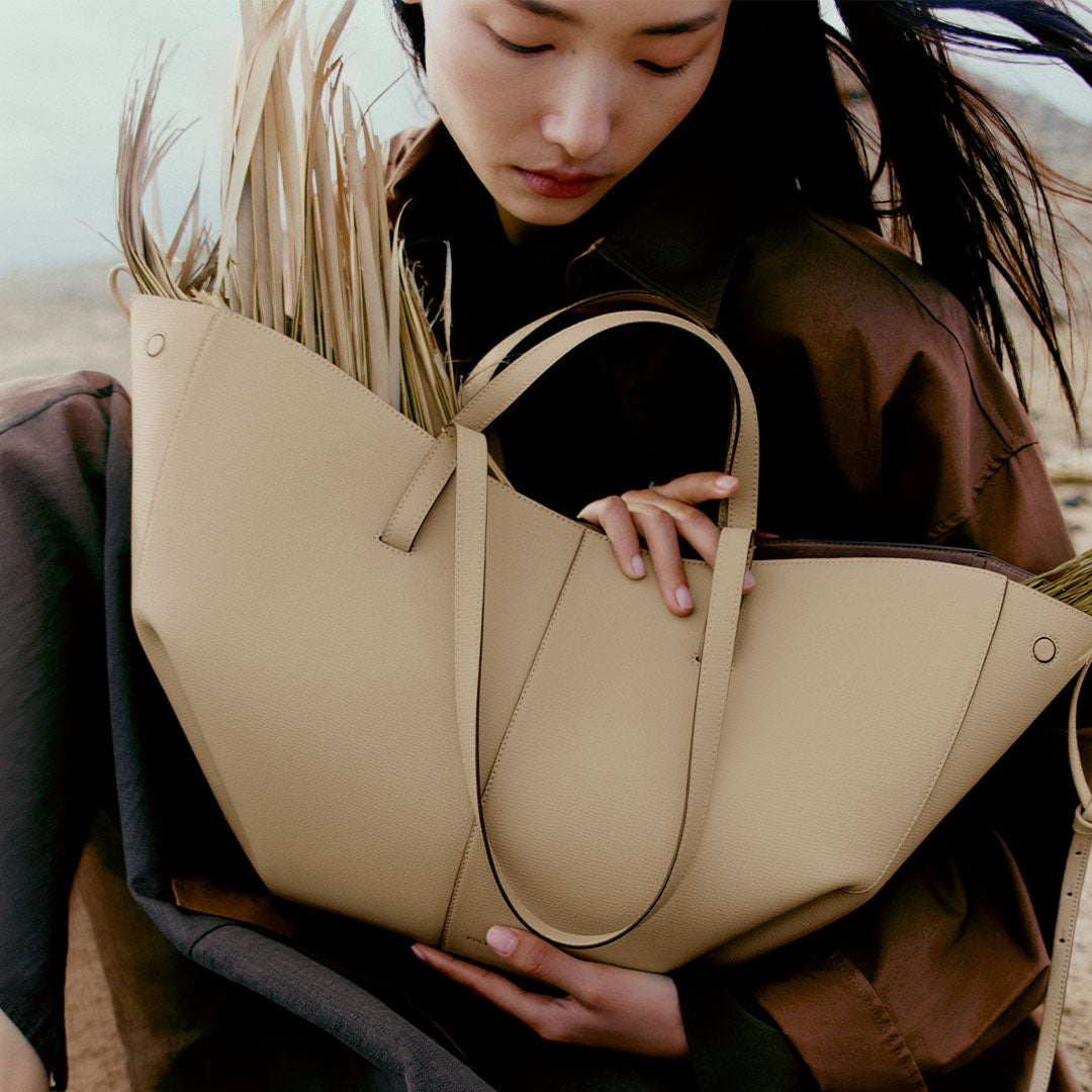 Polène | Bag - Cyme - Textured Taupe