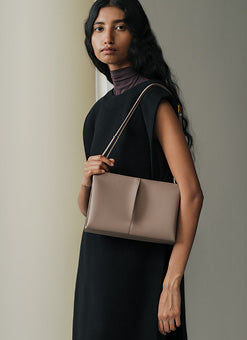 Polène | Bag - Osmo - Smooth Taupe – Polène US