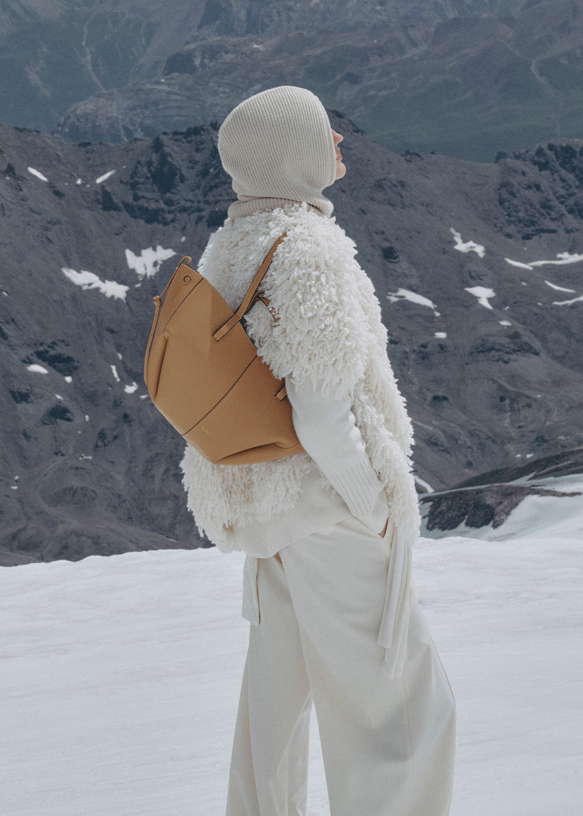 Polène | Bag - Cyme Mini - Textured Ocher – Polène US