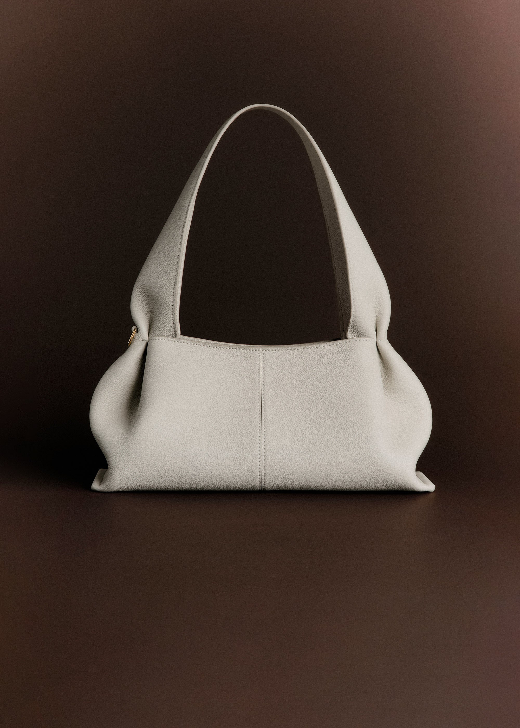 Polène | Bag - Numéro Neuf East-West - Textured Chalk – Polène US