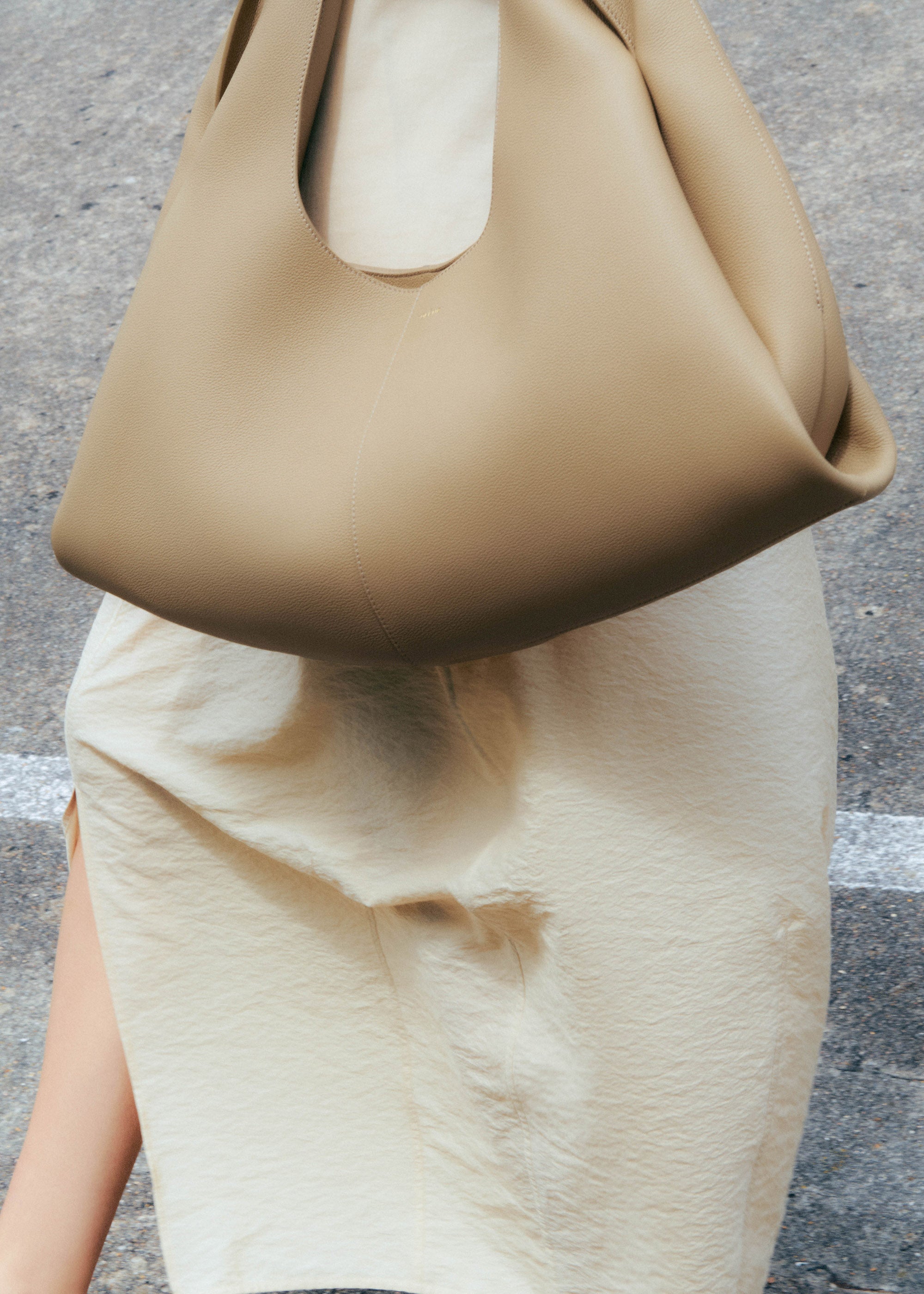 Polène | Bag - Shuldo - Textured Desert – Polène US