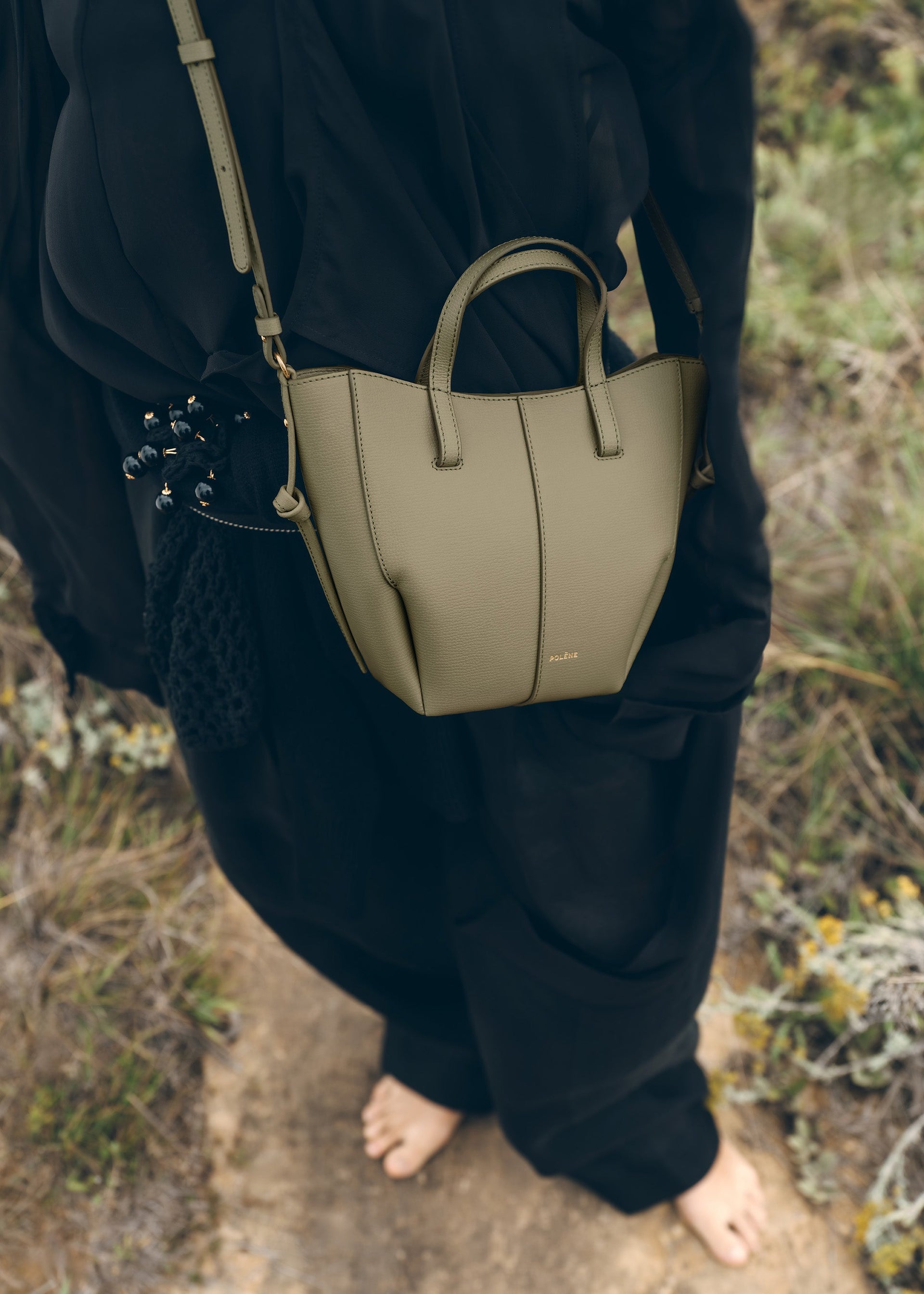 Cyme Tote Nano - Textured Linden