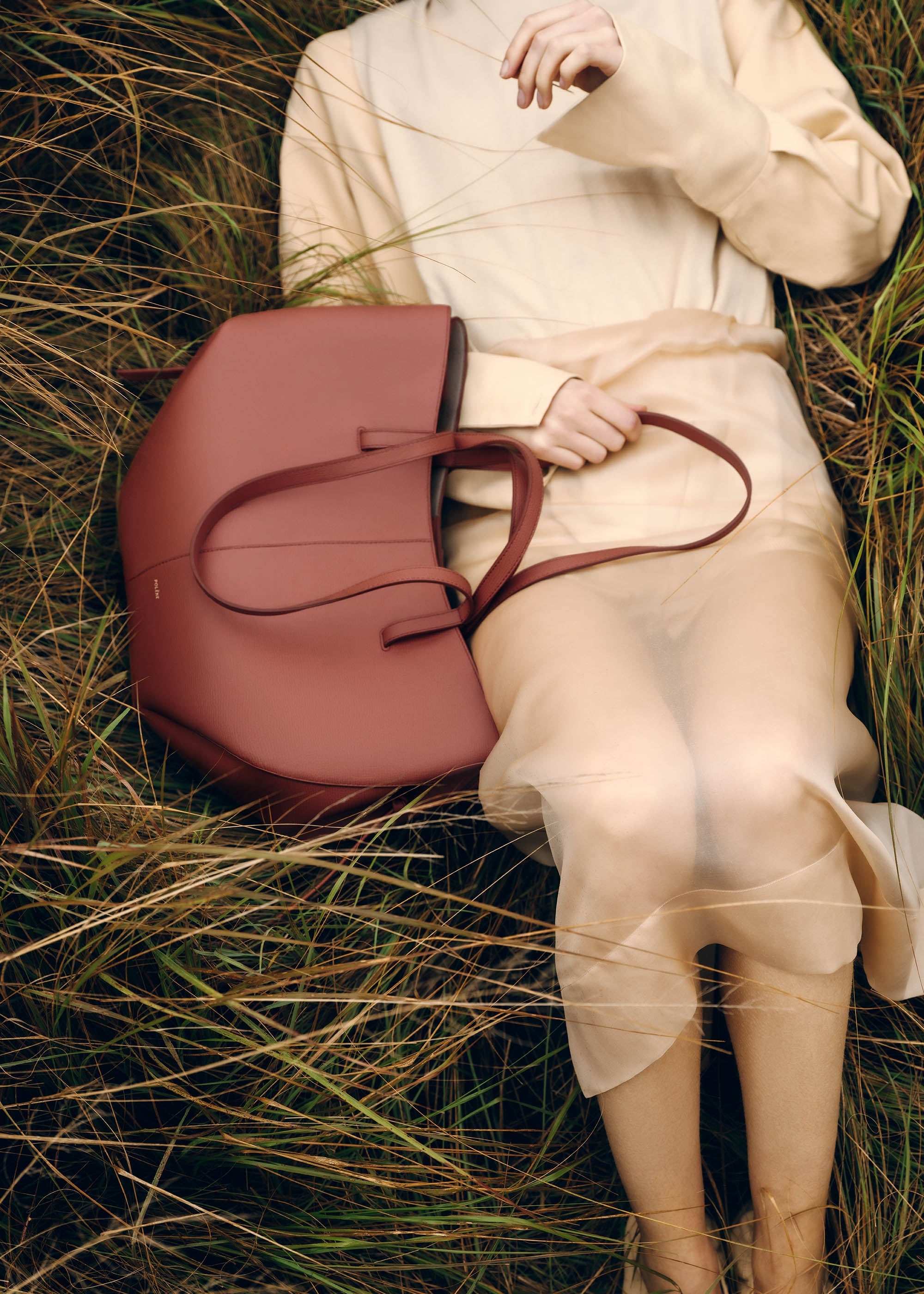Polène | Bag - Cyme - Textured Terracotta – Polène US