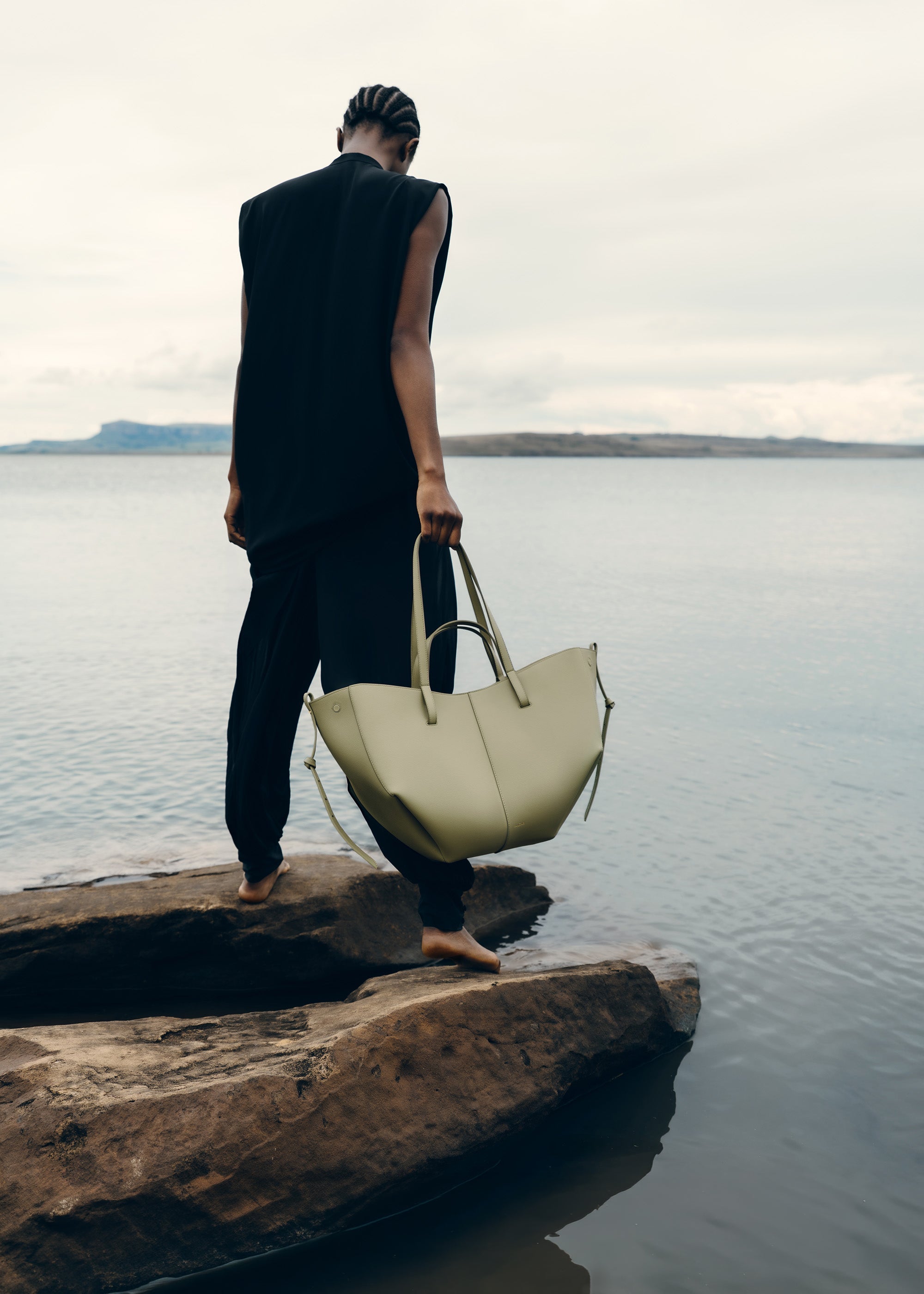 Polène | Bag - Cyme - Textured Linden – Polène US