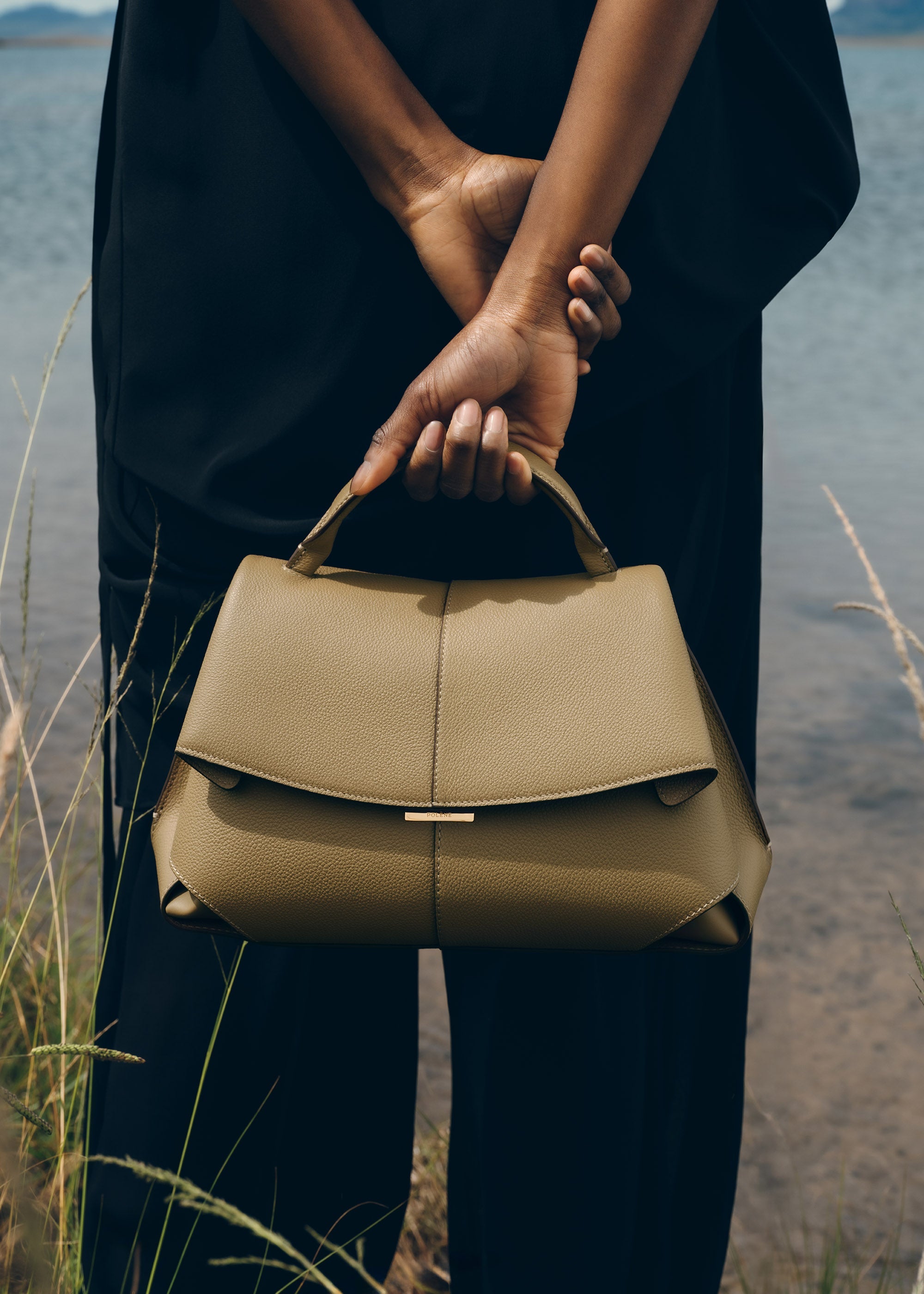 Polène | Bag - Mokki - Textured Smoky Olive – Polène US
