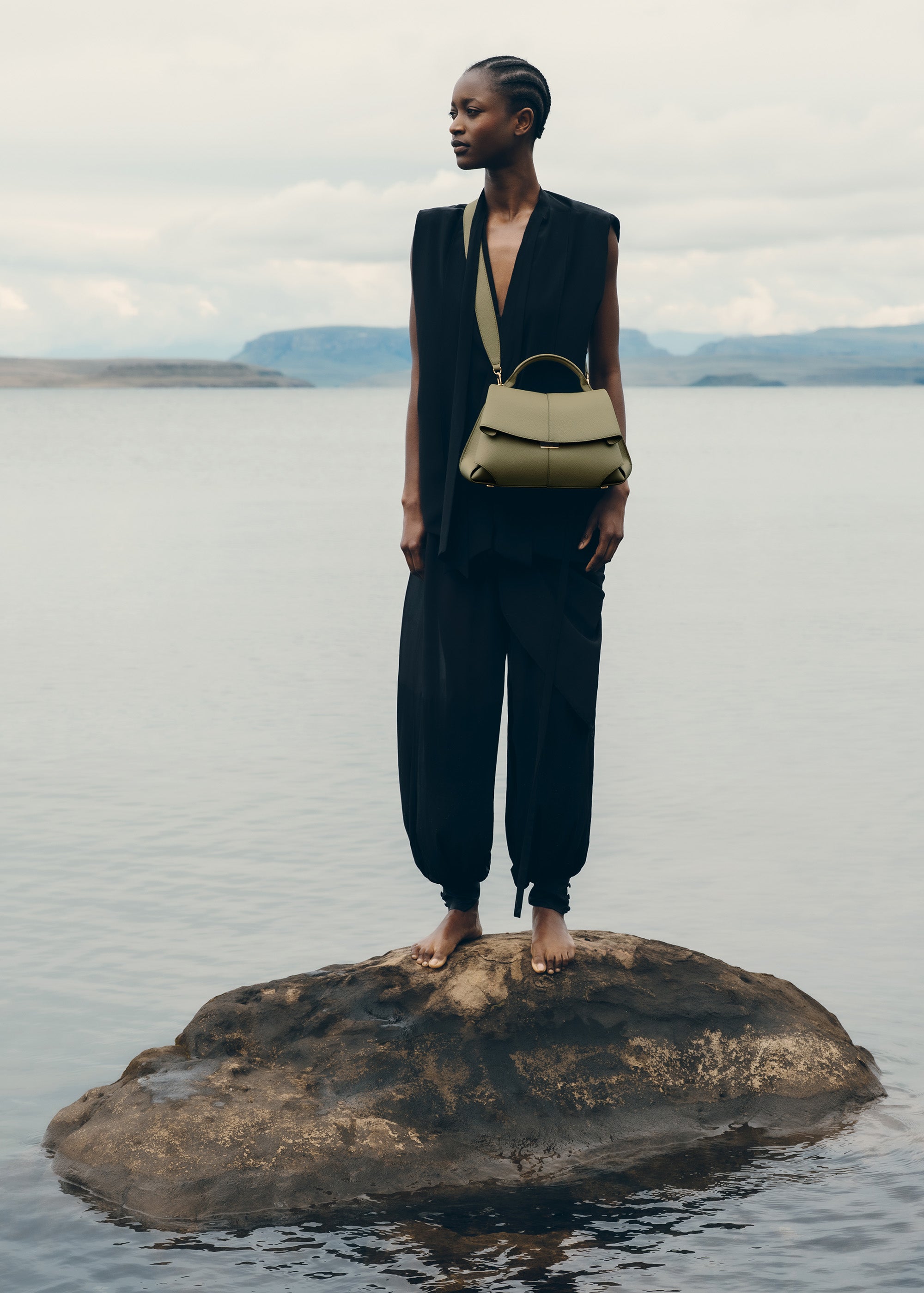 Polène | Bag - Mokki - Textured Linden – Polène US