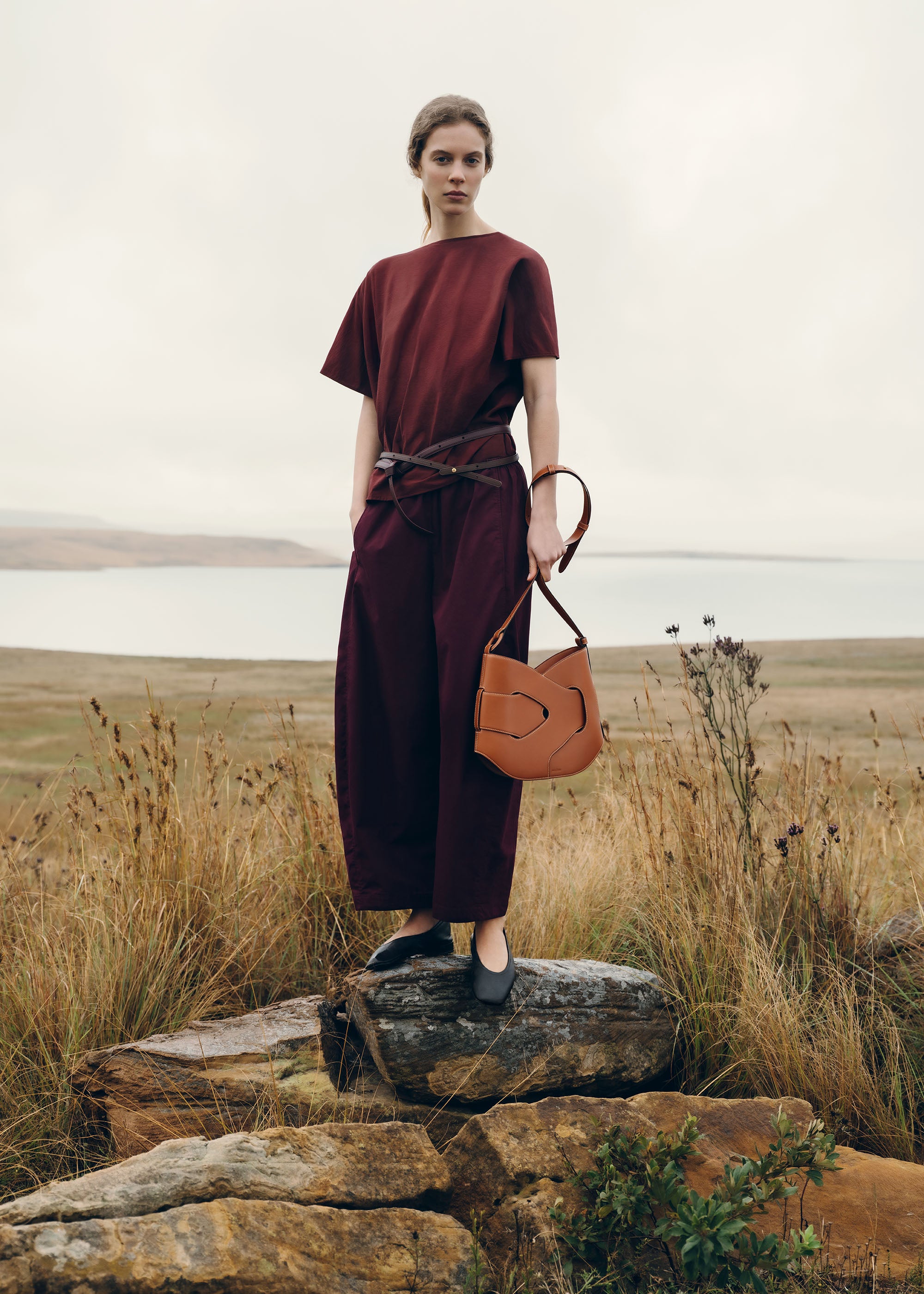 Polène | Bag - Nodde Hobo - Smooth Cognac – Polène US