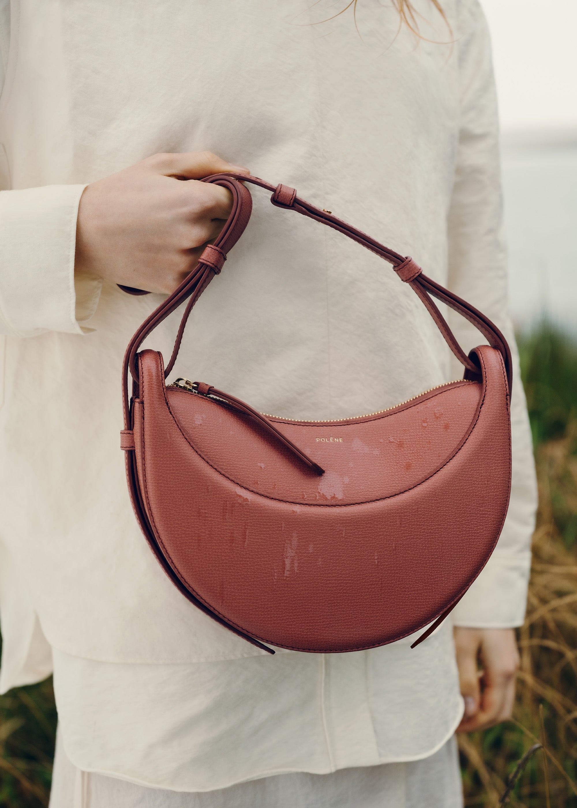 Polène | Bag - Numéro Dix - Textured Terracotta – Polène US