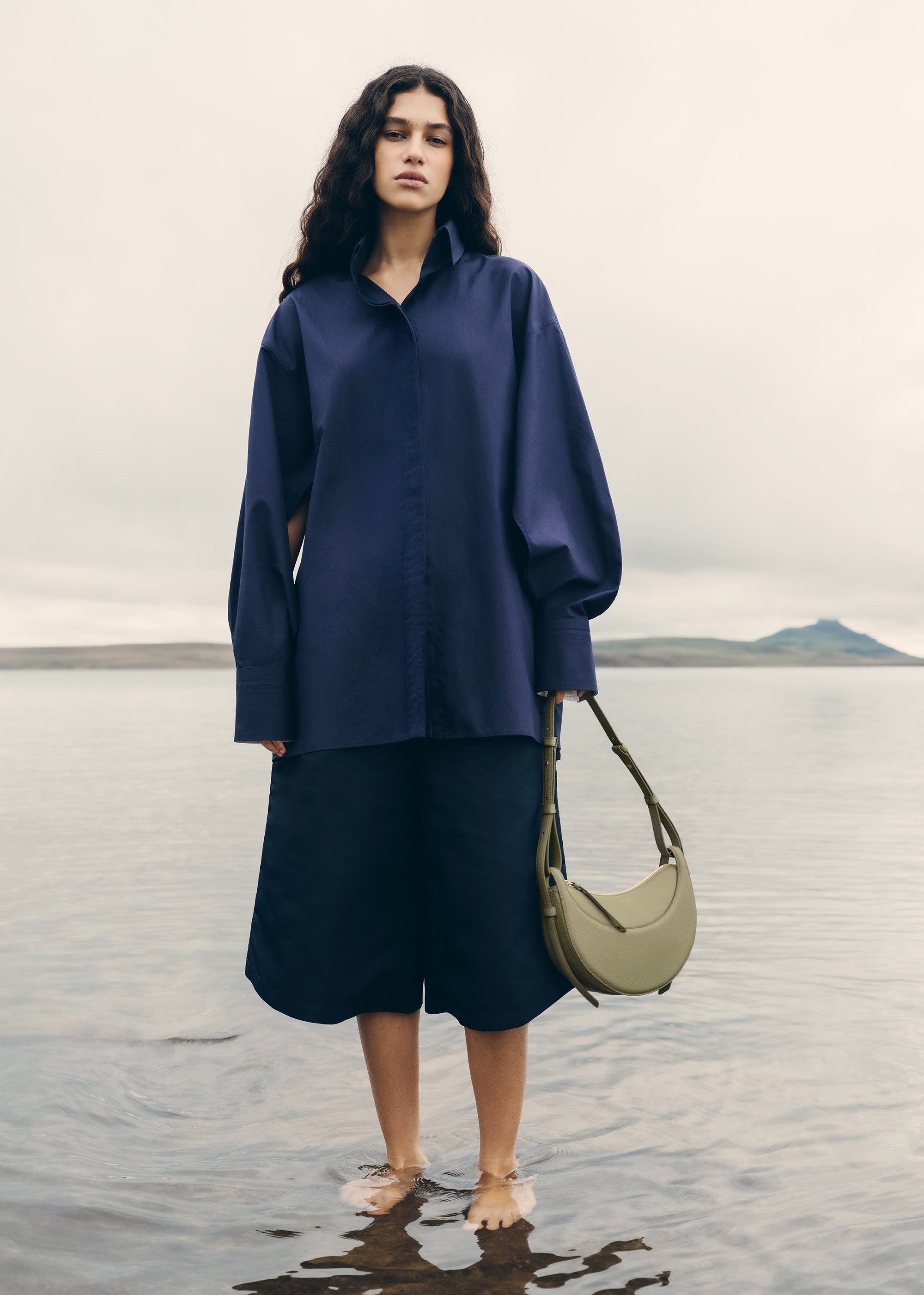 Polène | Bag - Numéro Dix - Textured Linden – Polène US